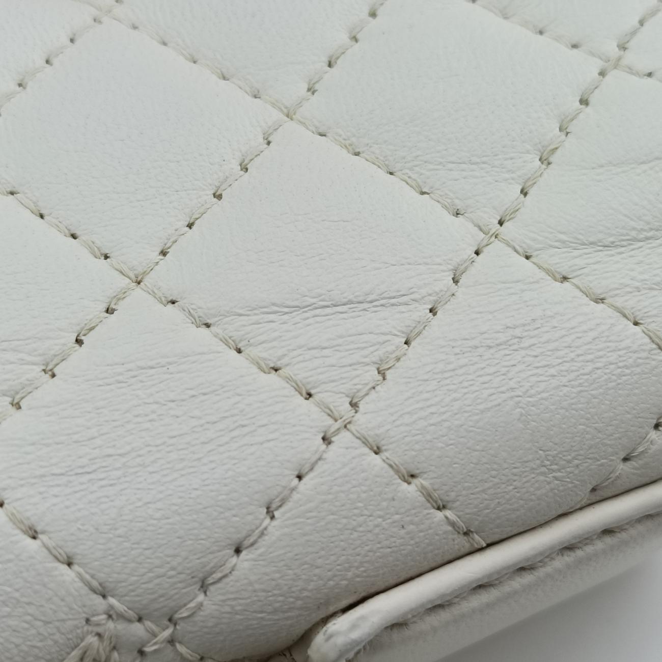 Embossed Leather Talia Vanitas White Leather エンボス レザー タリア ヴァニタス ホワイト レザー 