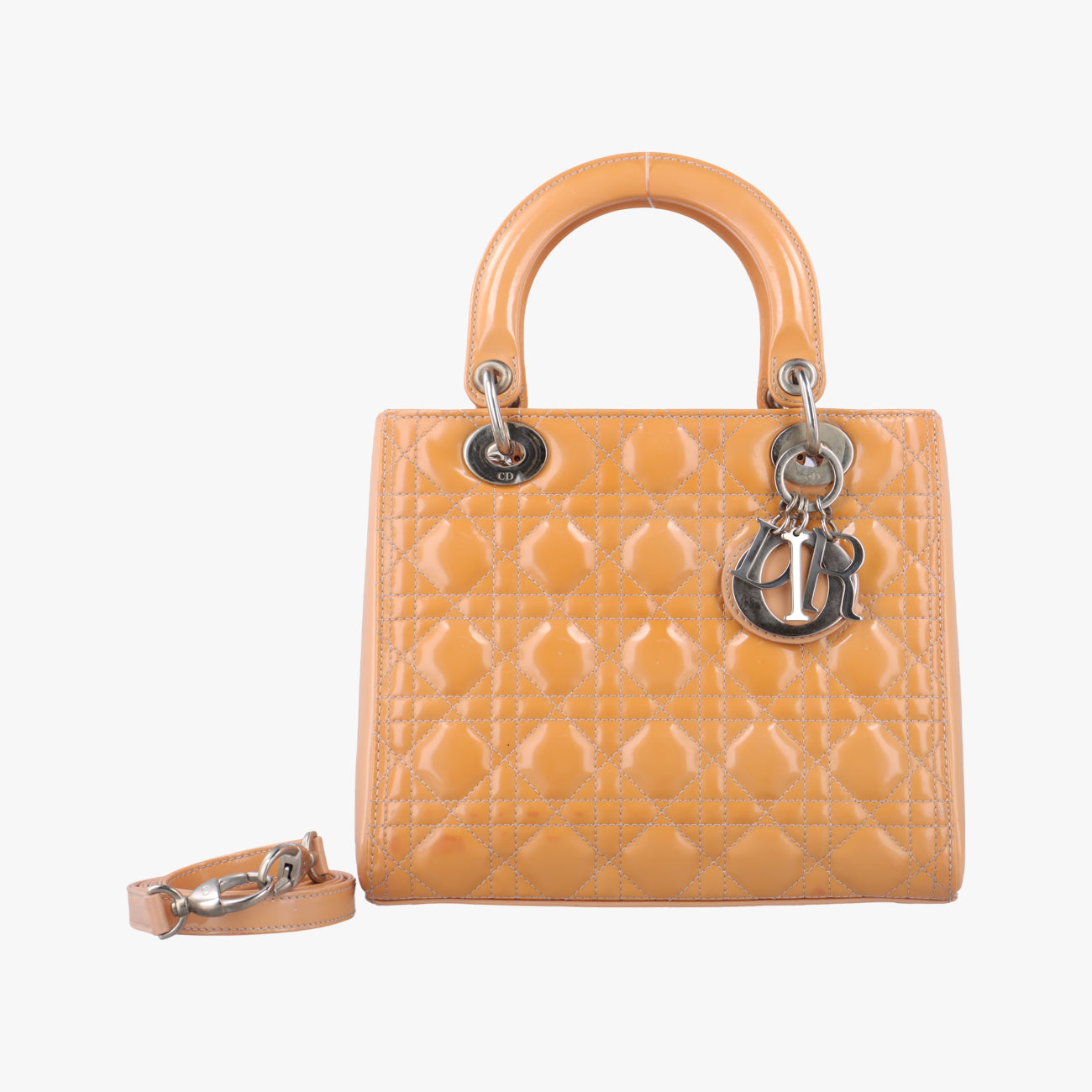 Lady Dior Yellow Patent 16-BO-0112 Bレディディオール イエロー パテント 16-BO-0112 B