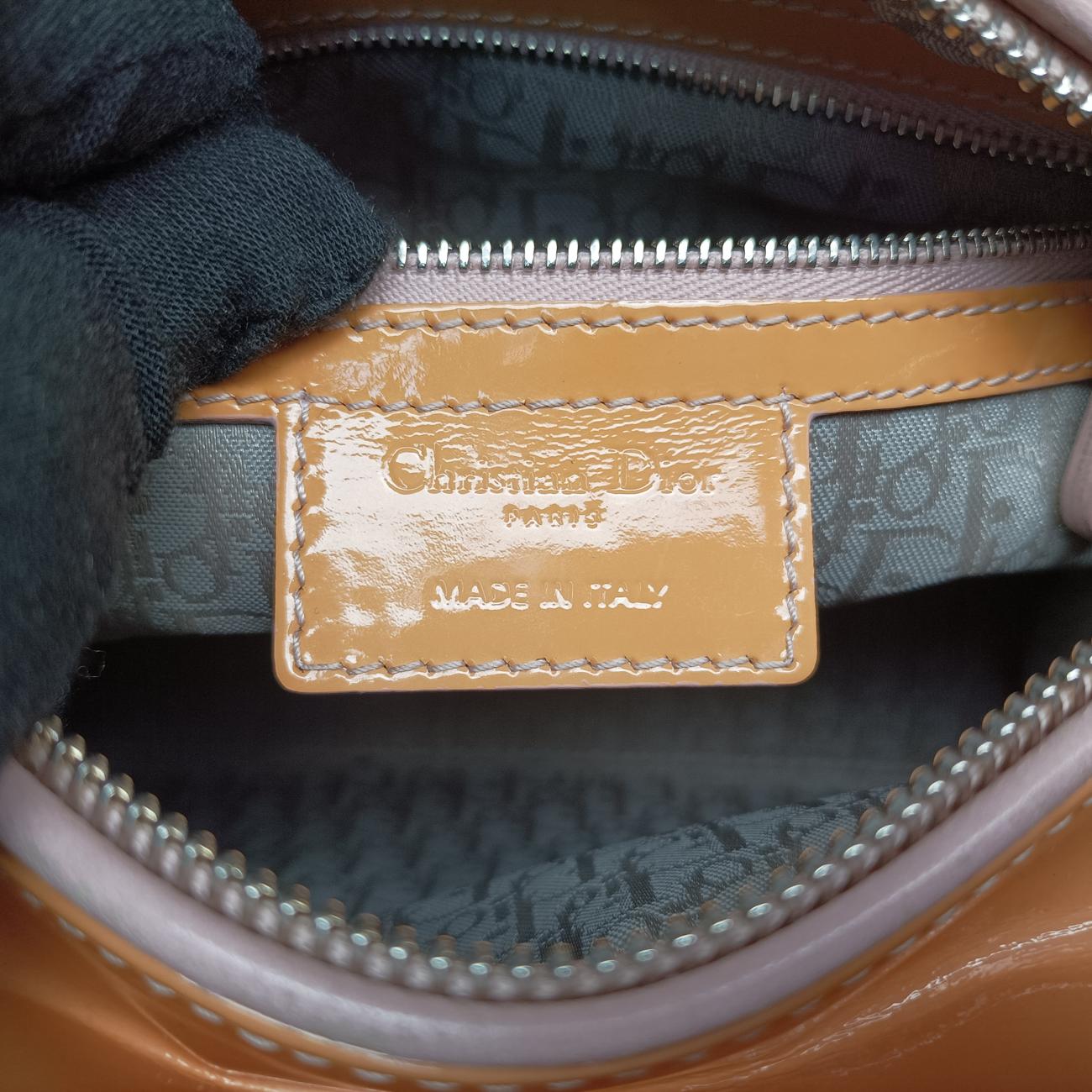 Lady Dior Yellow Patent 16-BO-0112 Bレディディオール イエロー パテント 16-BO-0112 B