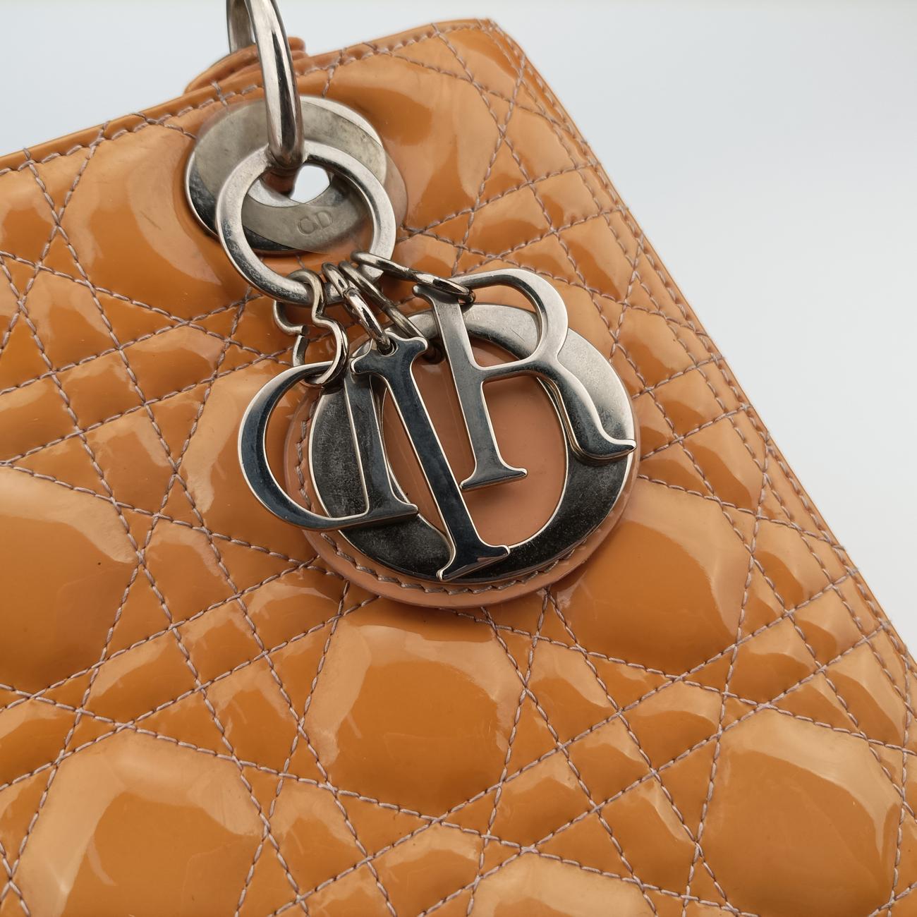 Lady Dior Yellow Patent 16-BO-0112 Bレディディオール イエロー パテント 16-BO-0112 B