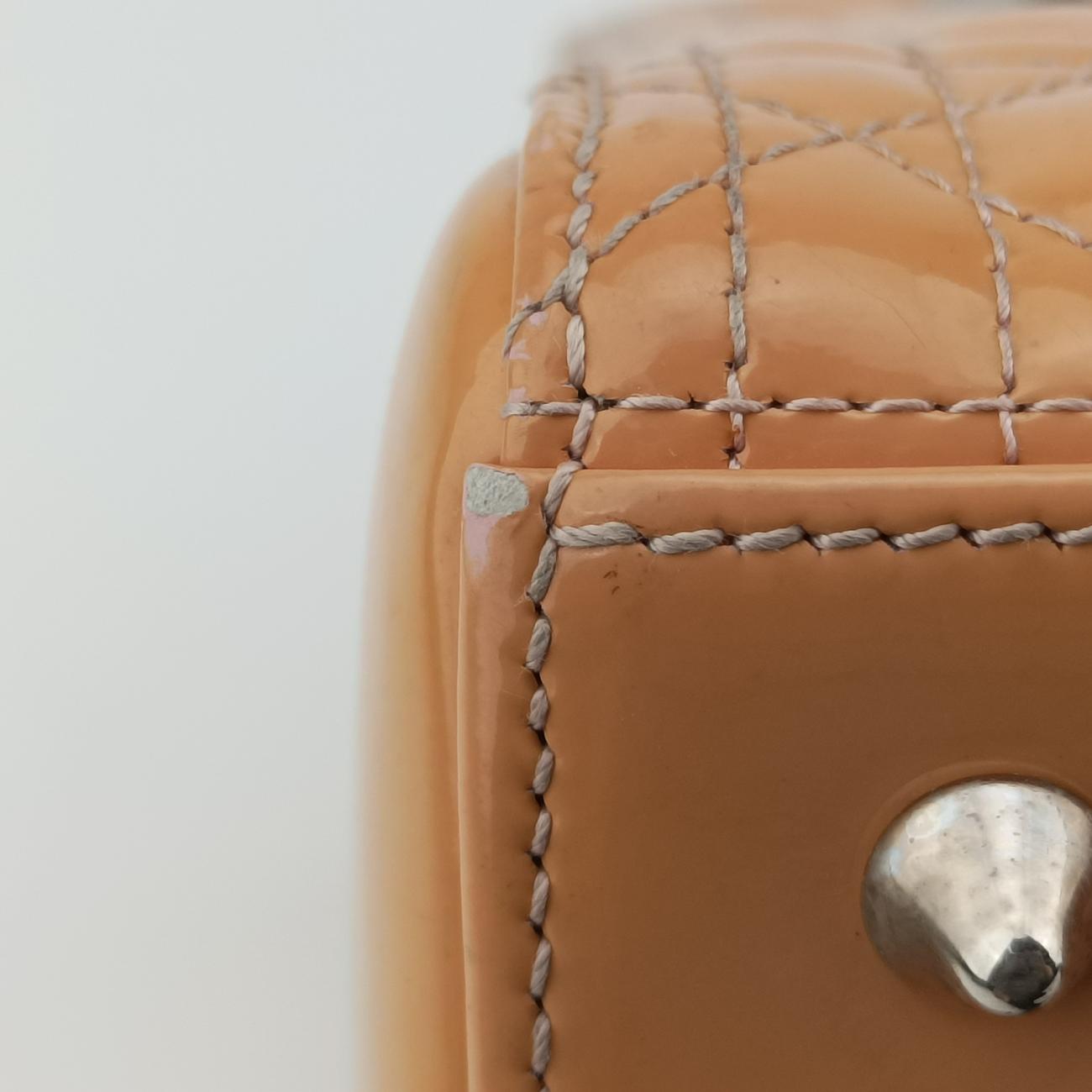 Lady Dior Yellow Patent 16-BO-0112 Bレディディオール イエロー パテント 16-BO-0112 B