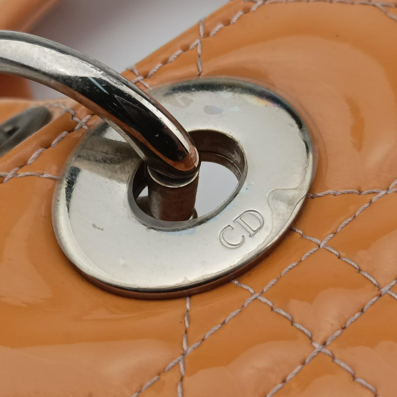 Lady Dior Yellow Patent 16-BO-0112 Bレディディオール イエロー パテント 16-BO-0112 B