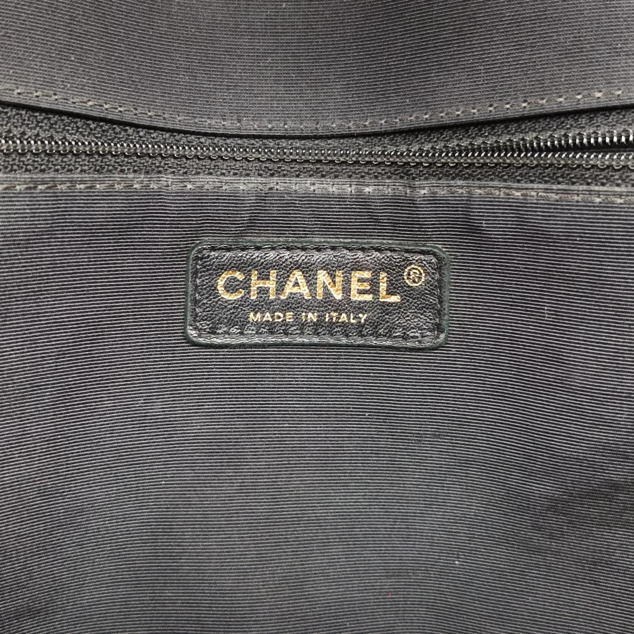 Elegant CC Flap Beige×black Leather A91365 23230869マトラッセ シングルフラップ ベージュ×ブラック レザー A91365 23230869