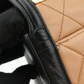Elegant CC Flap Beige×black Leather A91365 23230869マトラッセ シングルフラップ ベージュ×ブラック レザー A91365 23230869