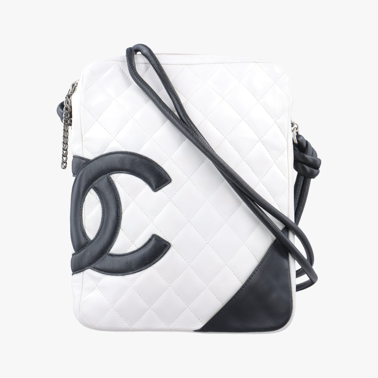 Cambon Line Black×white lambskin A25178 9499352カンボン ライン ブラック×ホワイト ラムスキン A25178 9499352