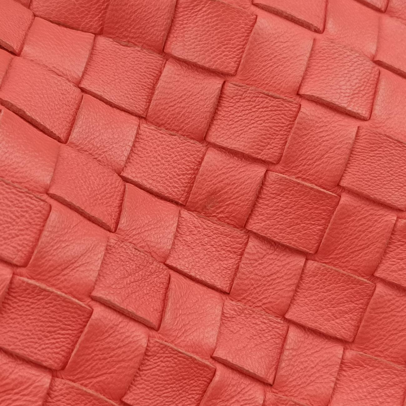 CAMPANA Intrecciato Orange lambskin 125787 V0016 6570 EPEV 2010 6474 Aカンパーナ イントレチャート オレンジ ラムスキン 125787 V0016 6570 EPEV 2010 6474 A