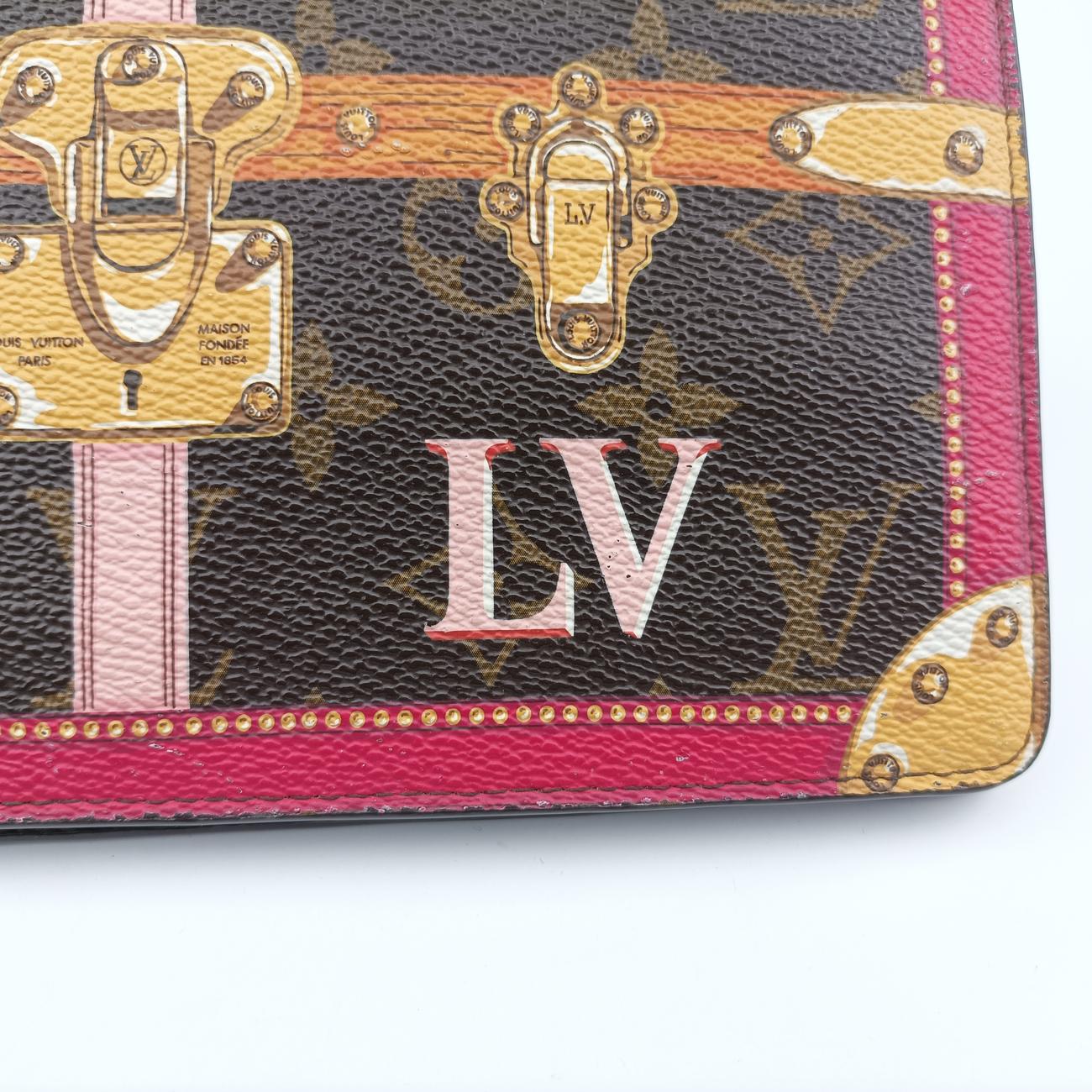 Pochette Weekend brown×Fuchsia Pink Monogram Canvas M62456 UB1188ポシェット ウィークエンド モノグラム/ブラウン系×フューシャピンク モノグラムキャンバス M62456 UB1188