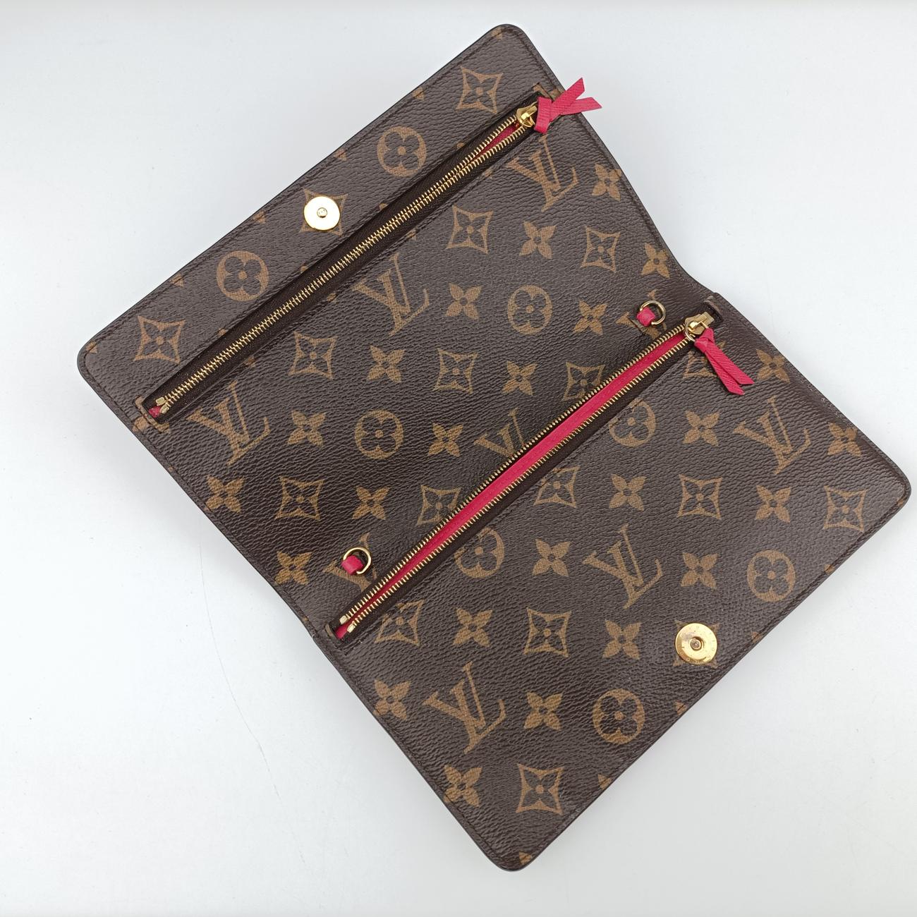 Pochette Weekend brown×Fuchsia Pink Monogram Canvas M62456 UB1188ポシェット ウィークエンド モノグラム/ブラウン系×フューシャピンク モノグラムキャンバス M62456 UB1188