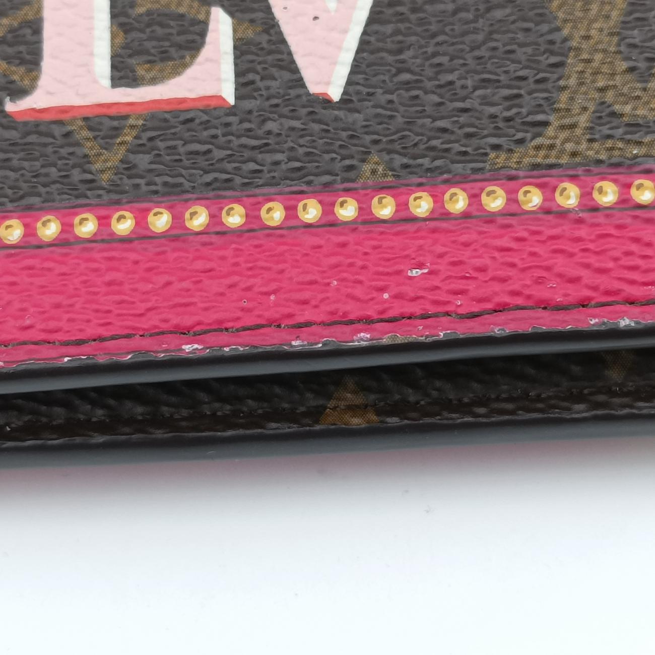 Pochette Weekend brown×Fuchsia Pink Monogram Canvas M62456 UB1188ポシェット ウィークエンド モノグラム/ブラウン系×フューシャピンク モノグラムキャンバス M62456 UB1188