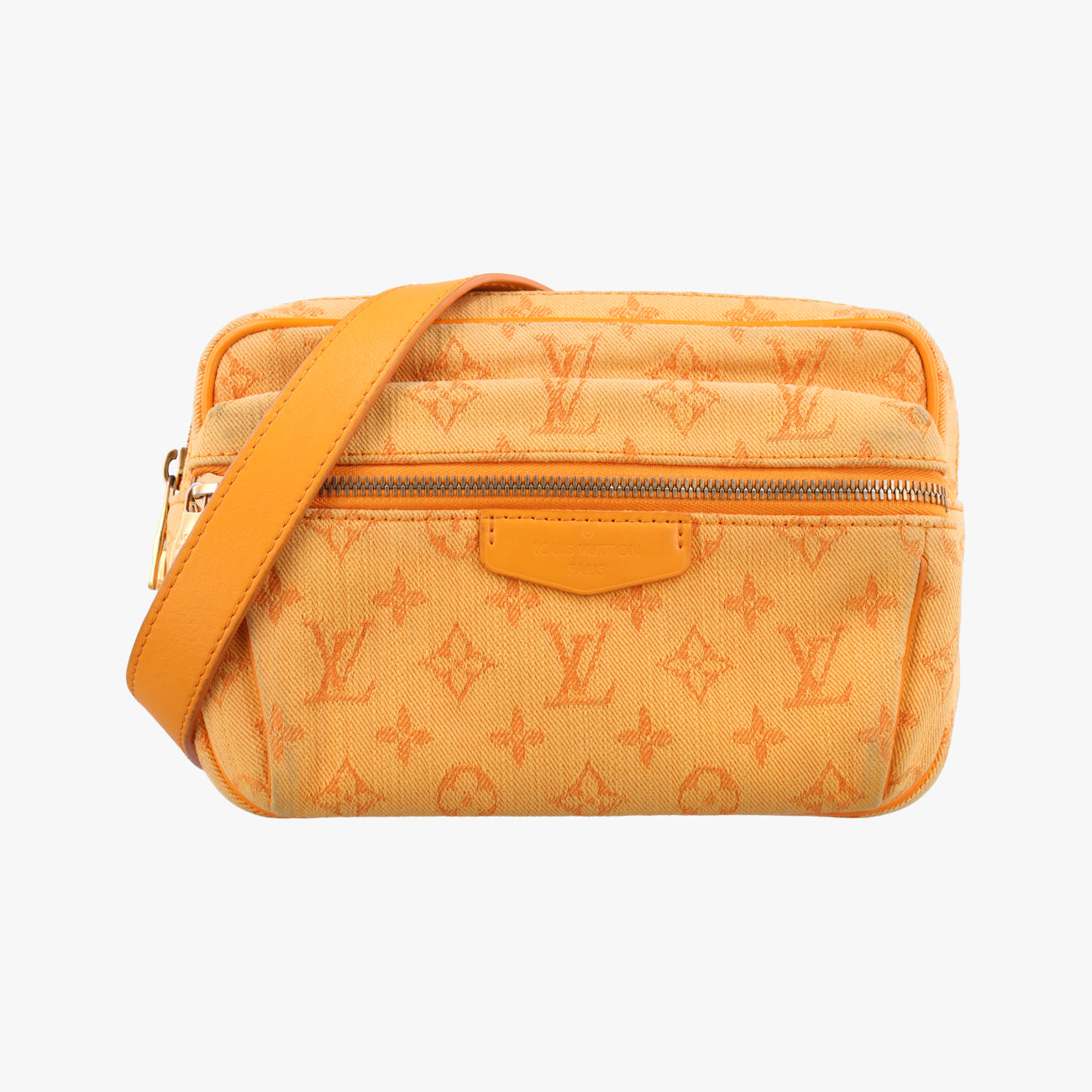 Bumbag Outdoor Orange Monogram Denim M44623 FO1119バムバッグアウトドア オレンジ モノグラム デニム M44623 FO1119