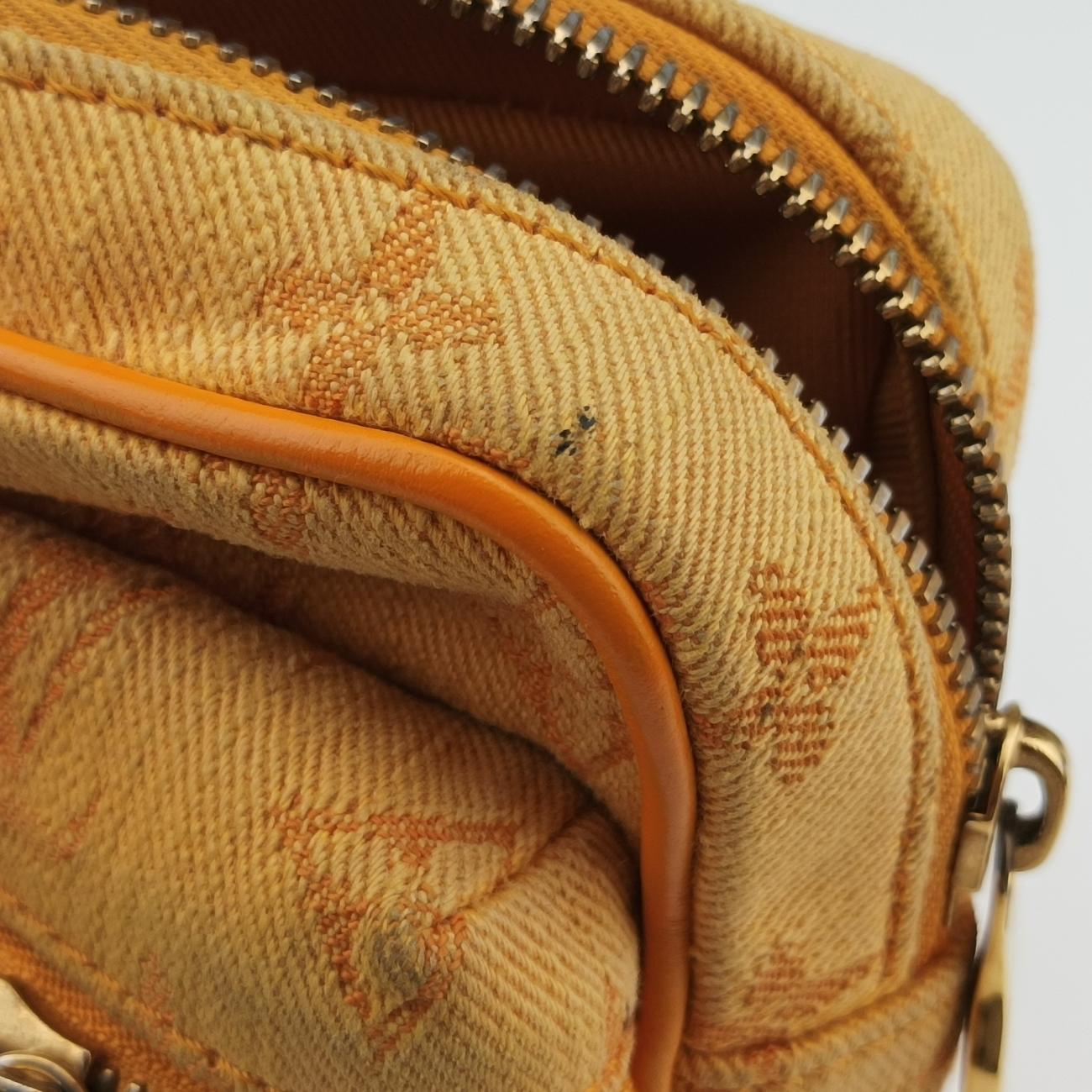 Bumbag Outdoor Orange Monogram Denim M44623 FO1119バムバッグアウトドア オレンジ モノグラム デニム M44623 FO1119