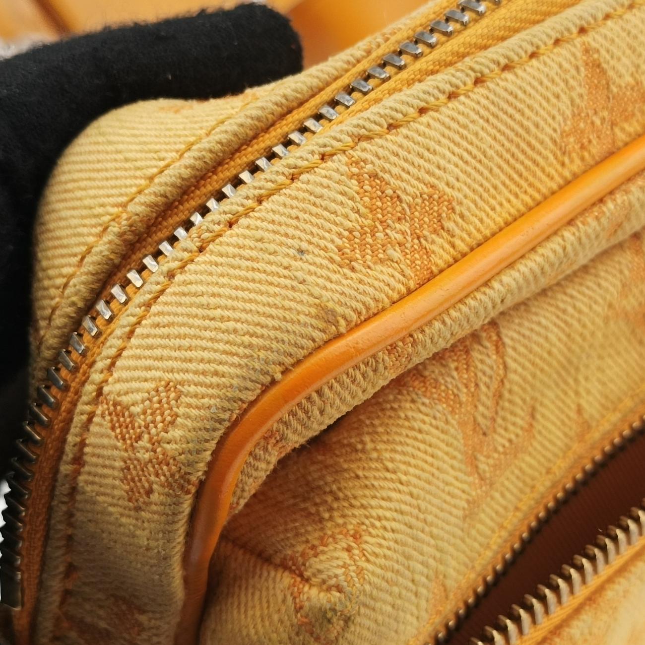 Bumbag Outdoor Orange Monogram Denim M44623 FO1119バムバッグアウトドア オレンジ モノグラム デニム M44623 FO1119