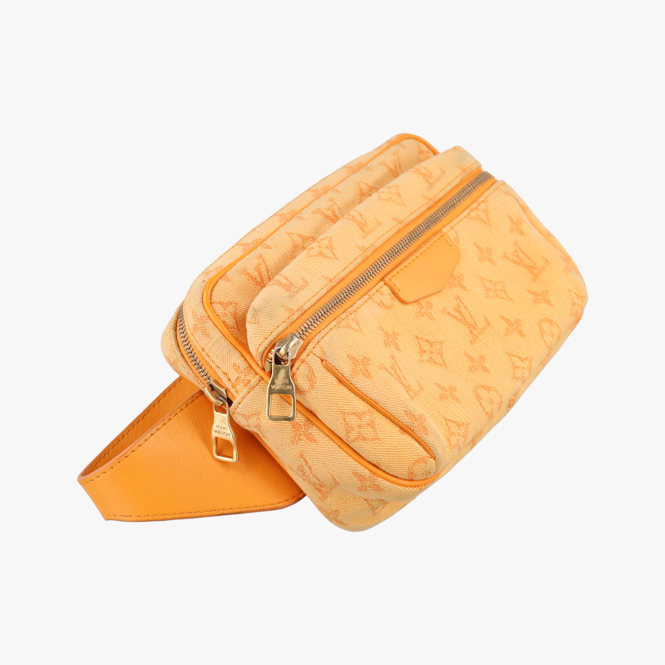 Bumbag Outdoor Orange Monogram Denim M44623 FO1119バムバッグアウトドア オレンジ モノグラム デニム M44623 FO1119