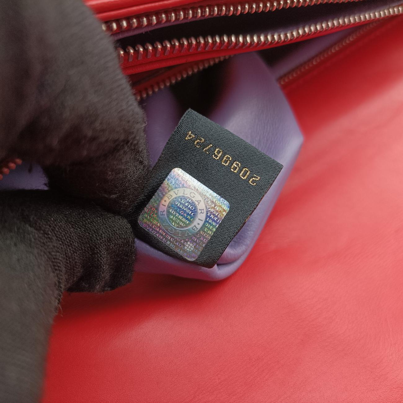 Serpenti Red×Orange Galuchat Skin×Leather RP.A15.38564セルペンティ レッド×オレンジ ガルーシャスキン×レザー RP.A15.38564