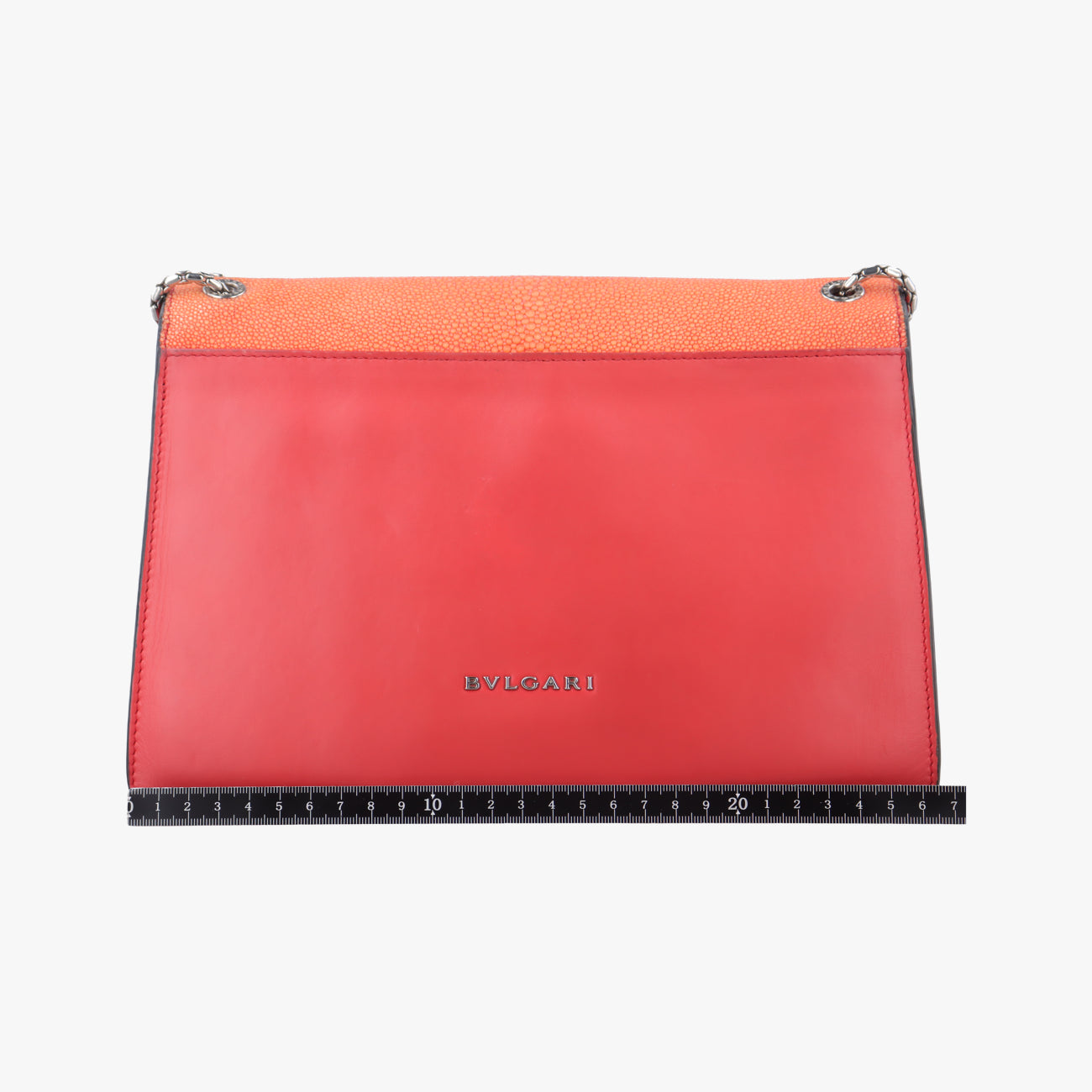 Serpenti Red×Orange Galuchat Skin×Leather RP.A15.38564セルペンティ レッド×オレンジ ガルーシャスキン×レザー RP.A15.38564