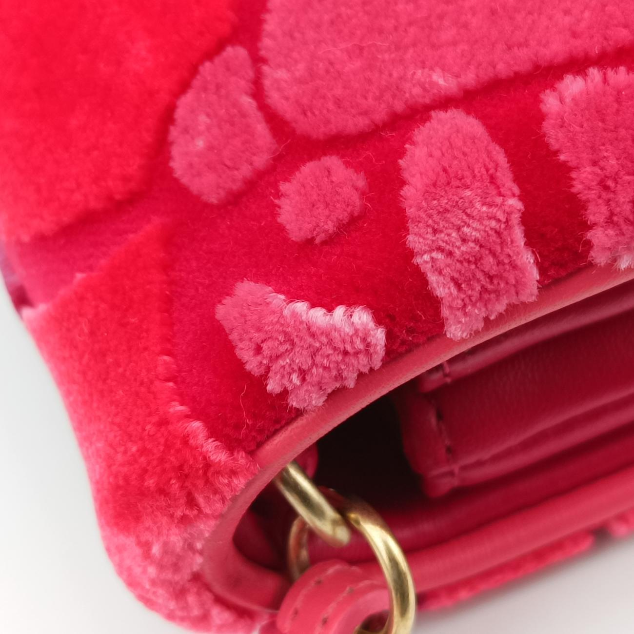 Camellia Red×Multicolour velour A91812 24426466カメリア レッド×マルチカラー ベロア A91812 24426466