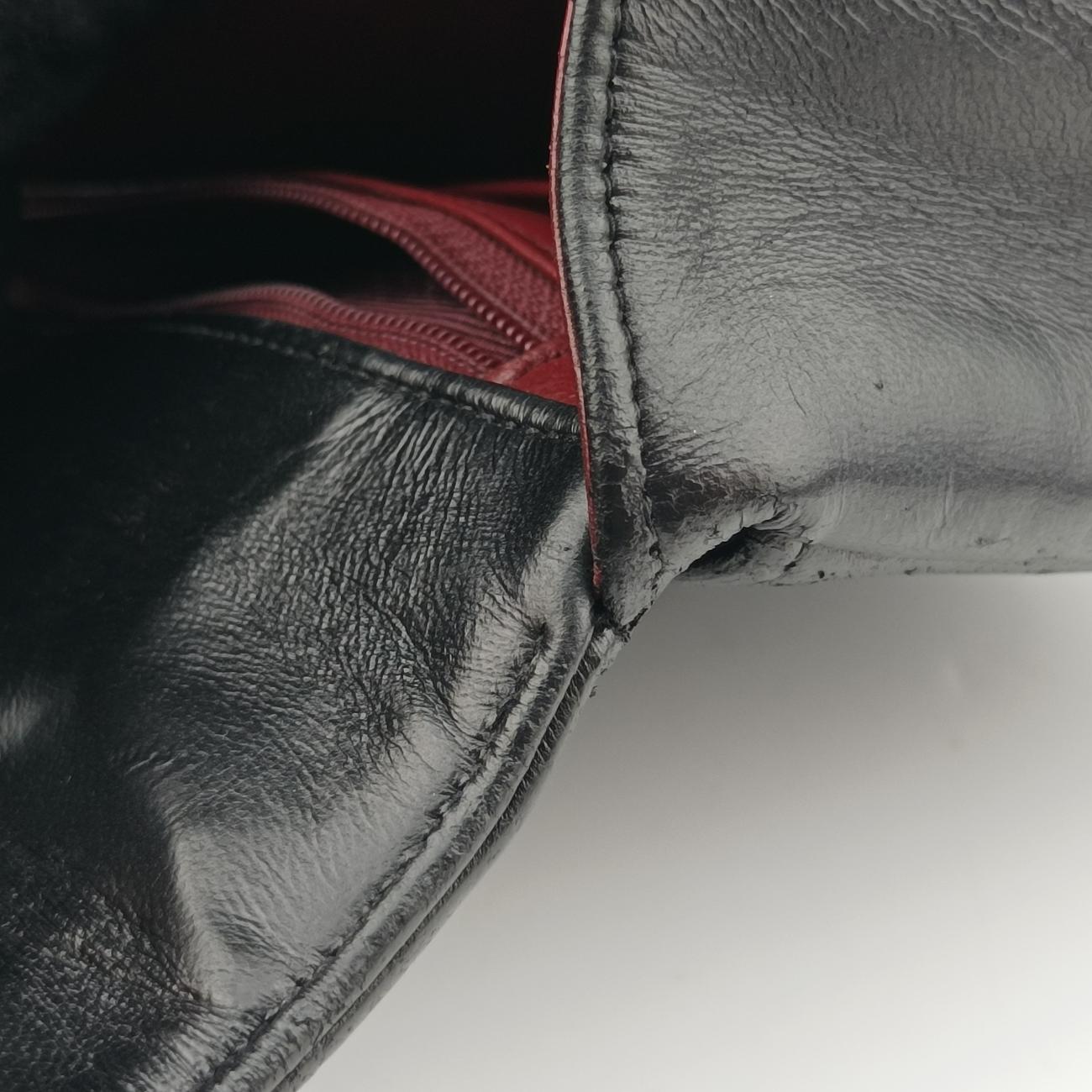 Mademoiselle Cocomark Black Lambskin マドモアゼル ココマーク ブラック ラムスキン 