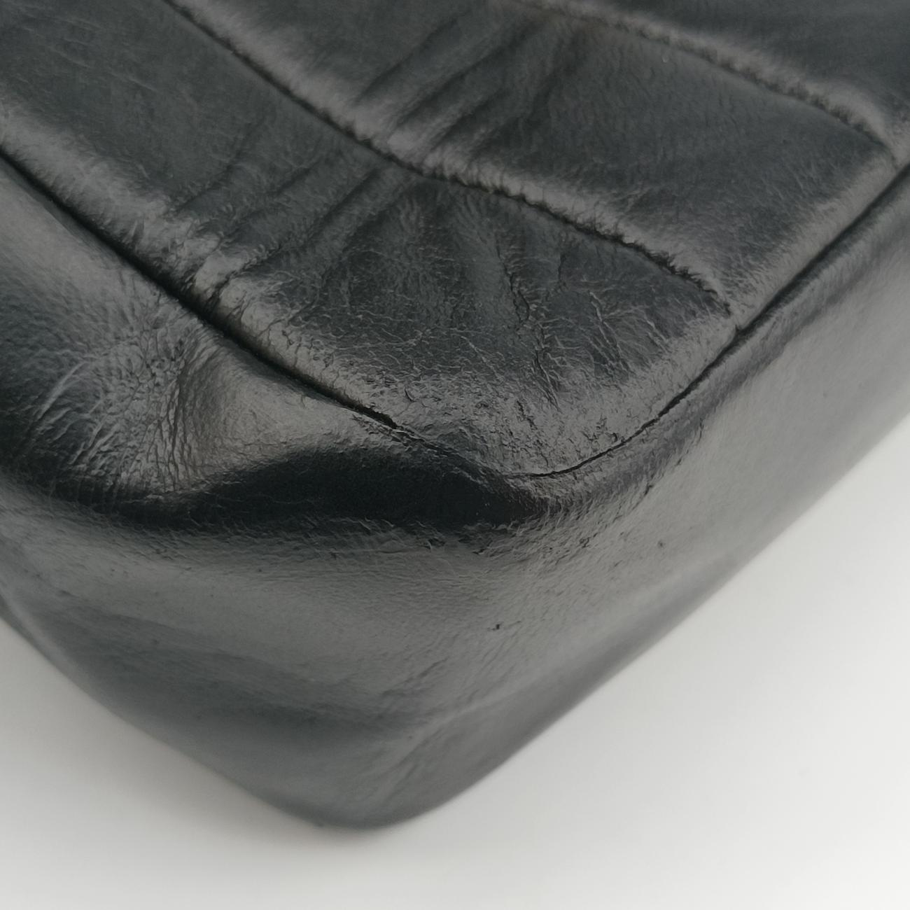 Mademoiselle Cocomark Black Lambskin マドモアゼル ココマーク ブラック ラムスキン 