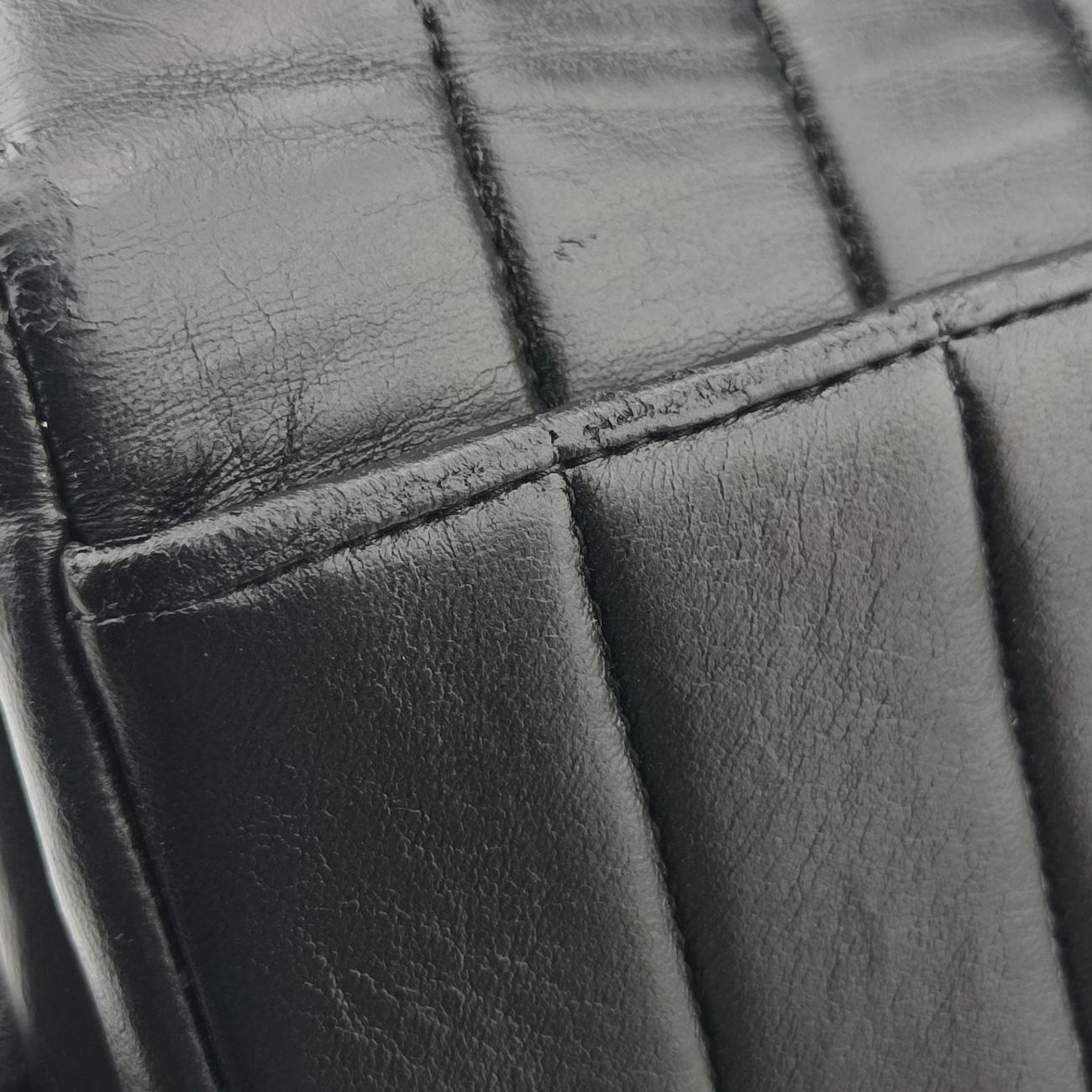 Mademoiselle Cocomark Black Lambskin マドモアゼル ココマーク ブラック ラムスキン 