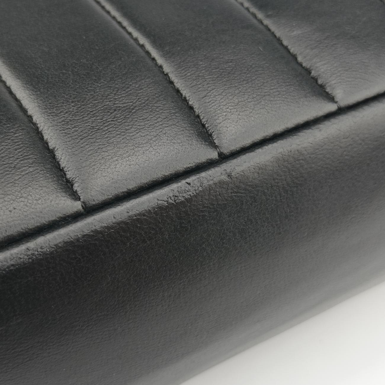 Mademoiselle Cocomark Black Lambskin マドモアゼル ココマーク ブラック ラムスキン 