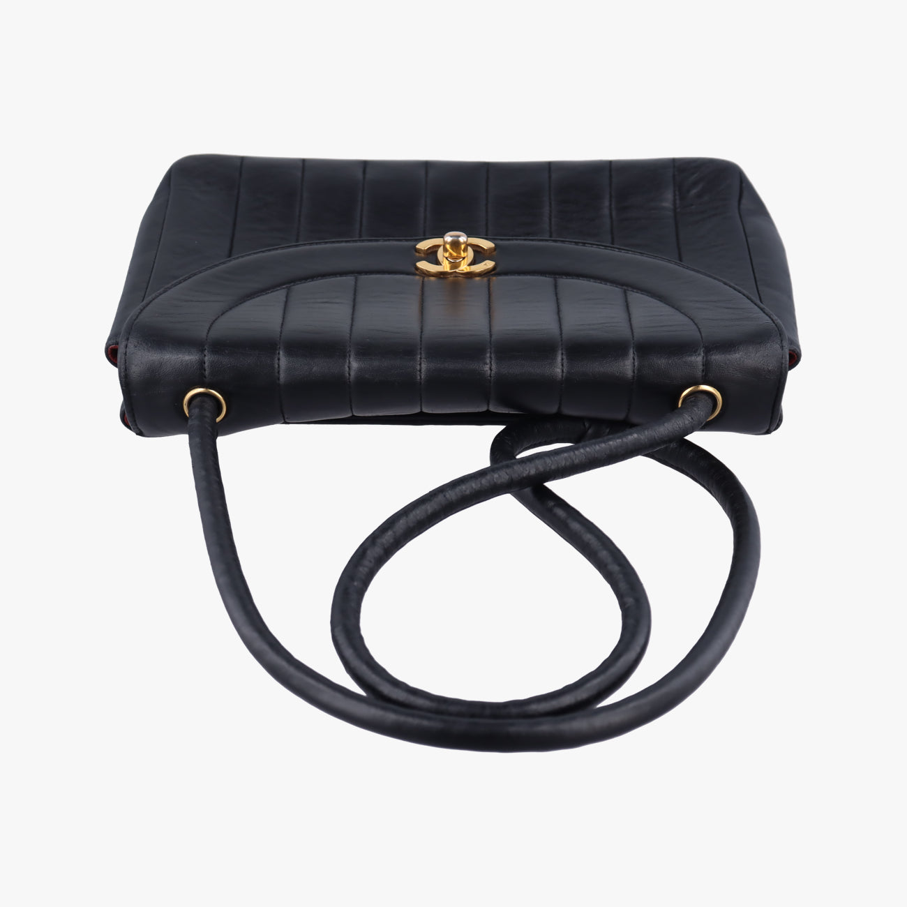 Mademoiselle Cocomark Black Lambskin マドモアゼル ココマーク ブラック ラムスキン 