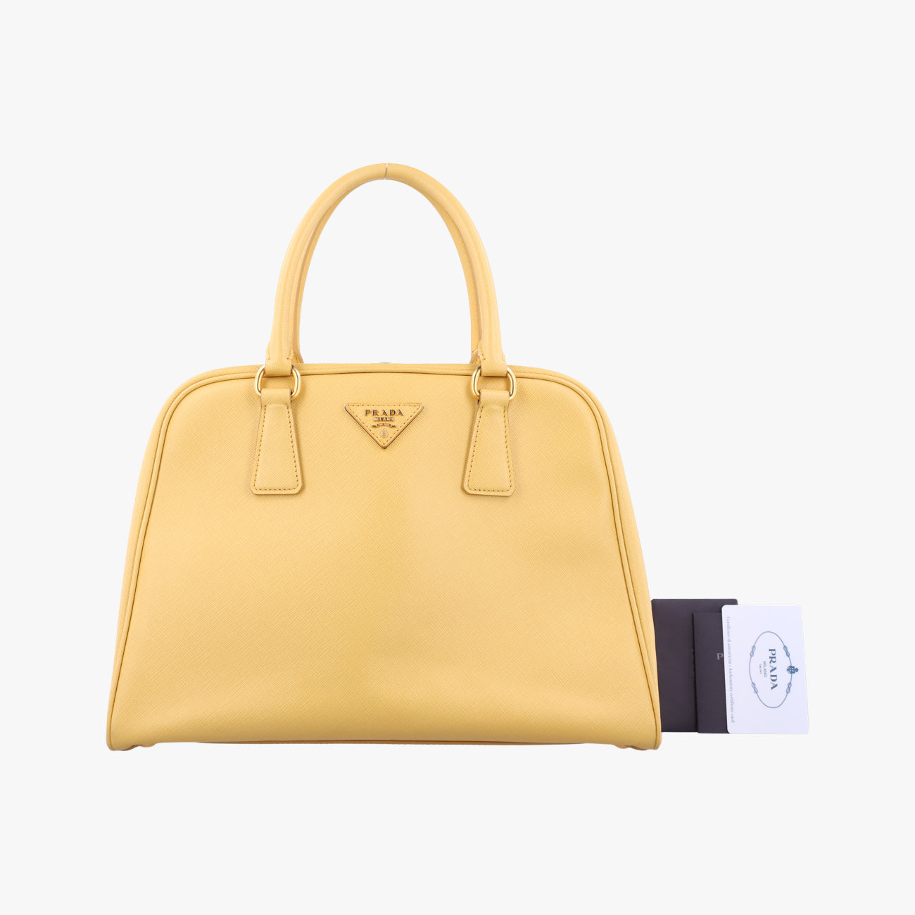 Pyramid Yellow Saffiano Leather BL0808 180 8ピラミッド イエロー サフィアーノレザー BL0808 180 8