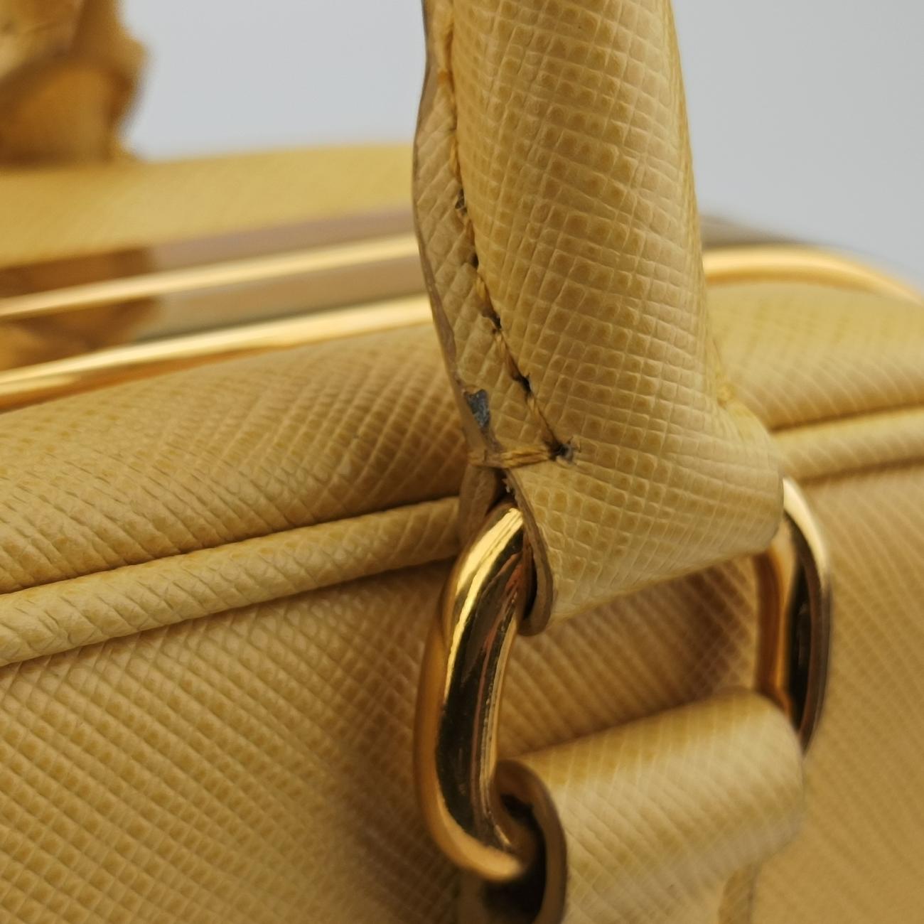 Pyramid Yellow Saffiano Leather BL0808 180 8ピラミッド イエロー サフィアーノレザー BL0808 180 8