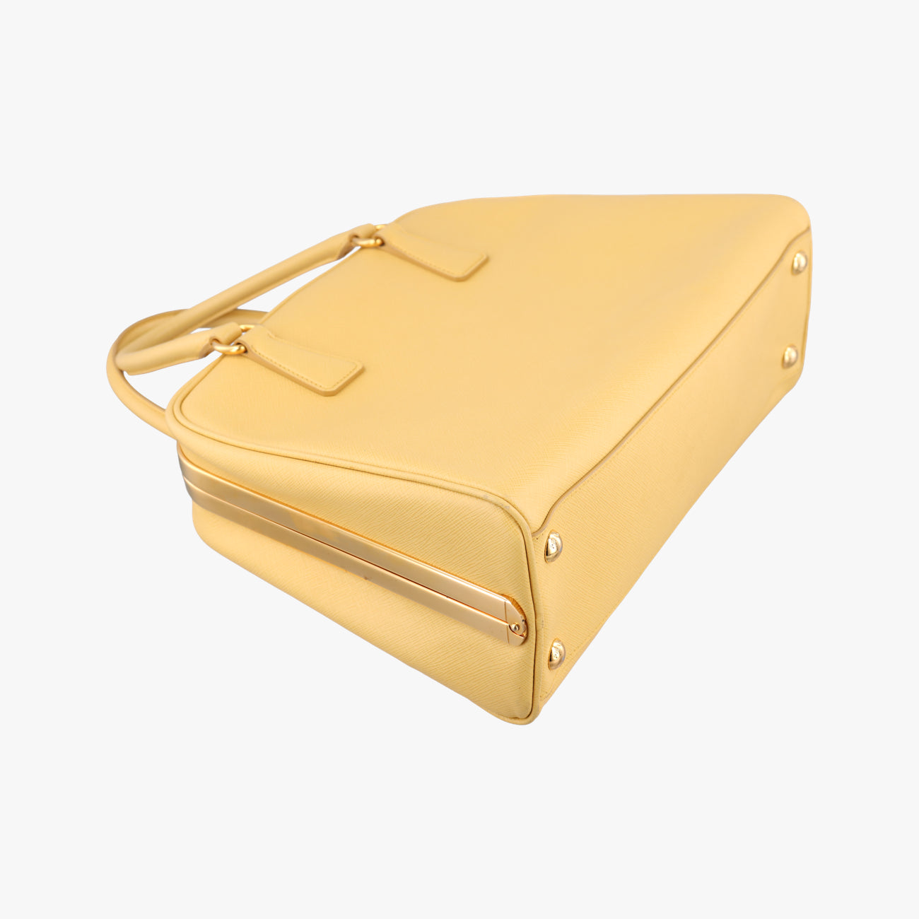 Pyramid Yellow Saffiano Leather BL0808 180 8ピラミッド イエロー サフィアーノレザー BL0808 180 8