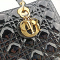 Lady Dior Black Patent 05-MA-1110 Aレディディオール ブラック パテント 05-MA-1110 A