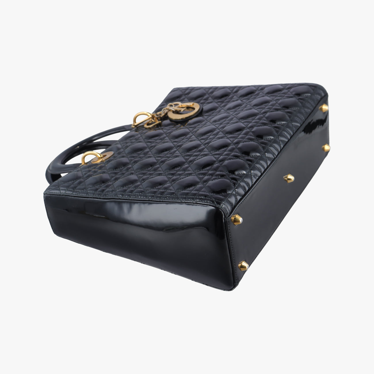 Lady Dior Black Patent 05-MA-1110 Aレディディオール ブラック パテント 05-MA-1110 A