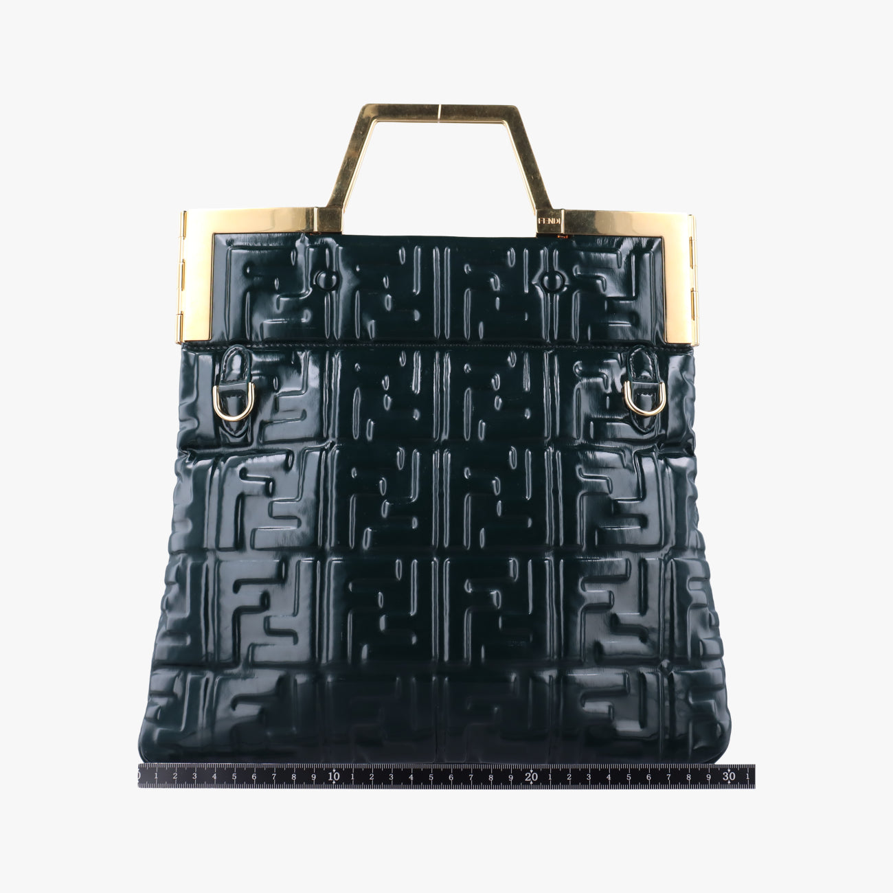 FF Flap Green Patent Leather 8BH361 8BH361-A9X4-199-12085FF フラップ グリーン パテント 8BH361 8BH361-A9X4-199-12085