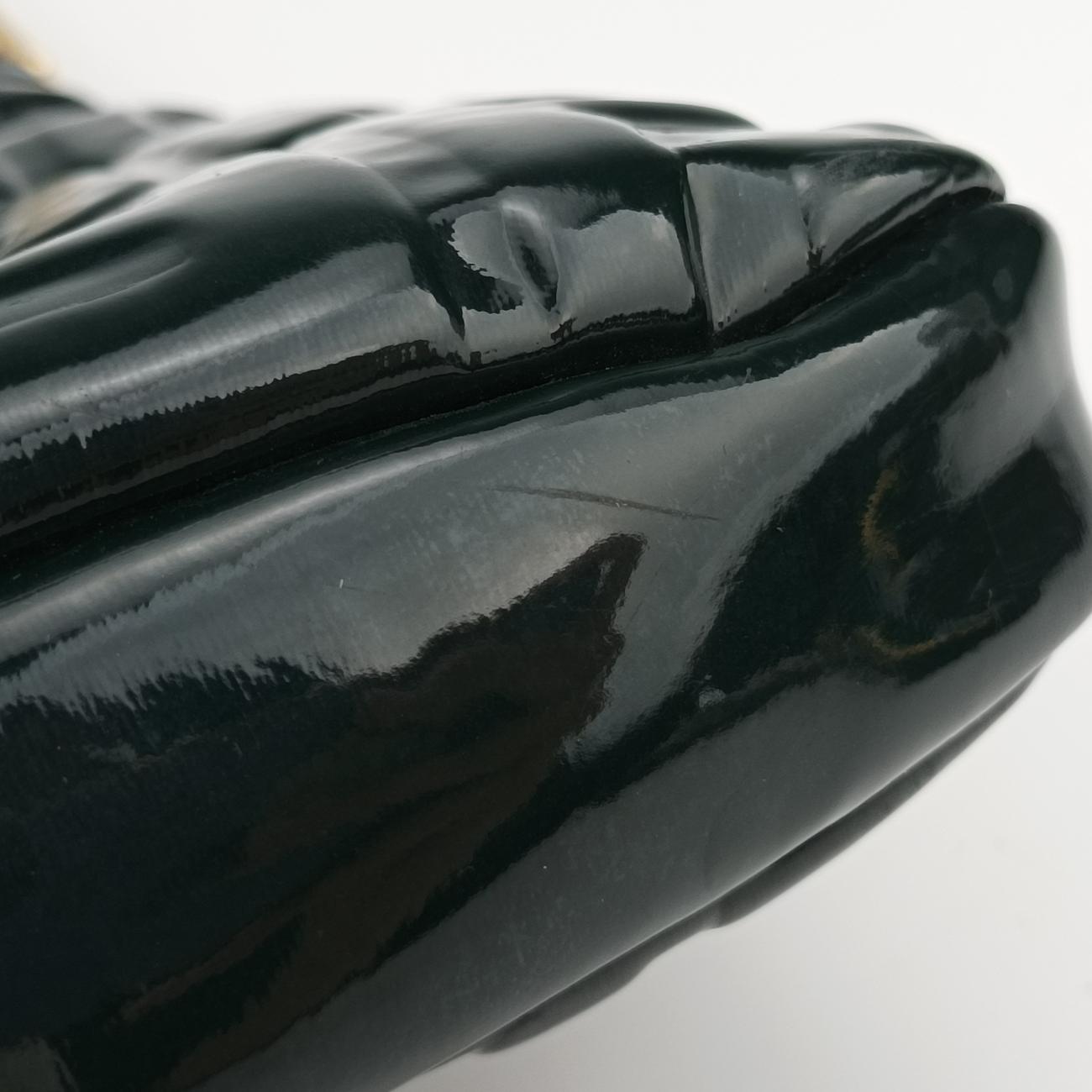 FF Flap Green Patent Leather 8BH361 8BH361-A9X4-199-12085FF フラップ グリーン パテント 8BH361 8BH361-A9X4-199-12085