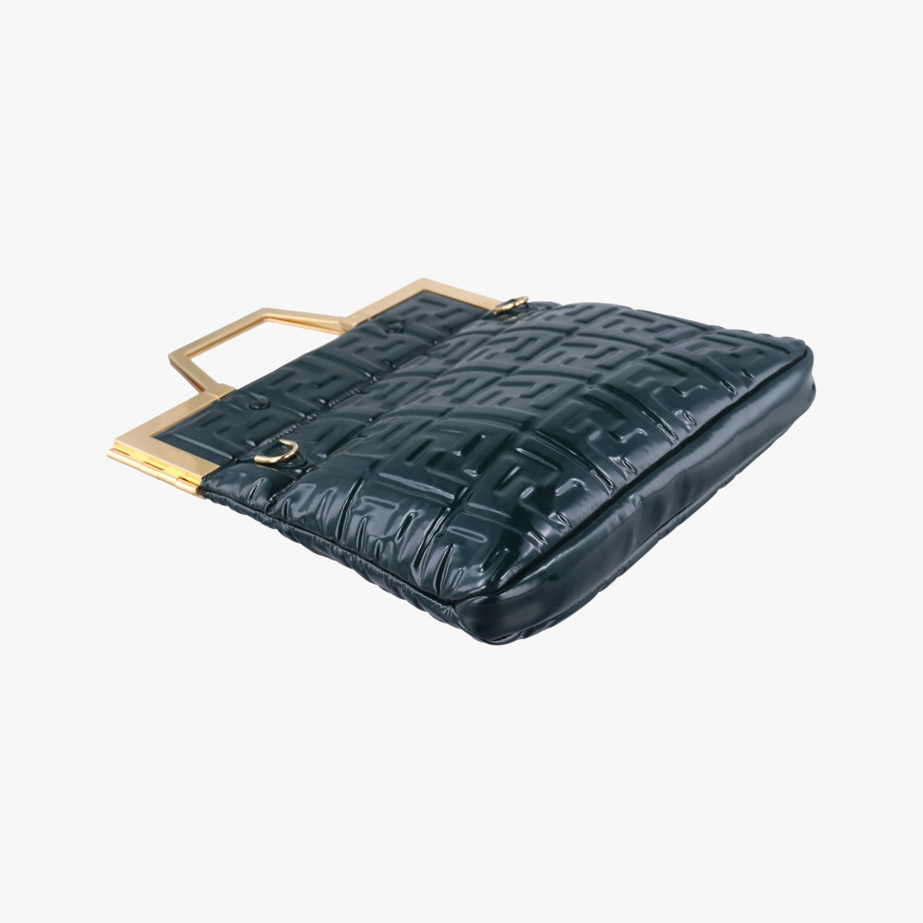 FF Flap Green Patent Leather 8BH361 8BH361-A9X4-199-12085FF フラップ グリーン パテント 8BH361 8BH361-A9X4-199-12085