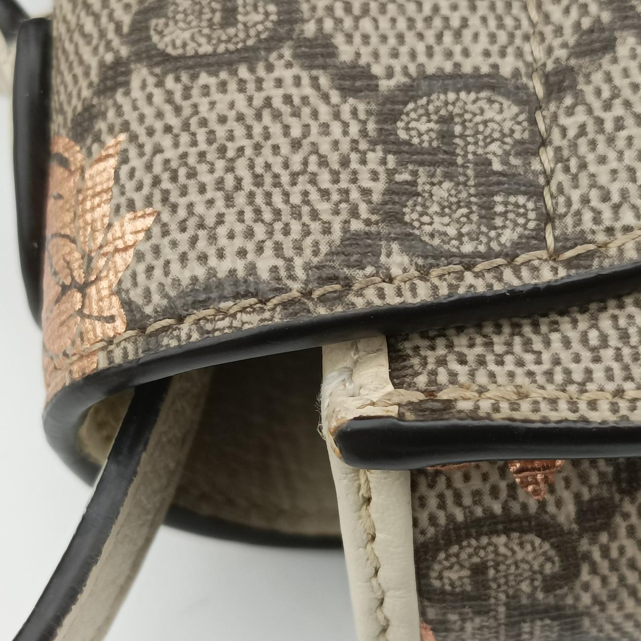 Padlock Brown×Multicolour PVC coated canvas 652683 パドロック ブラウン×マルチカラー PVCコーティングキャンバス 652683 