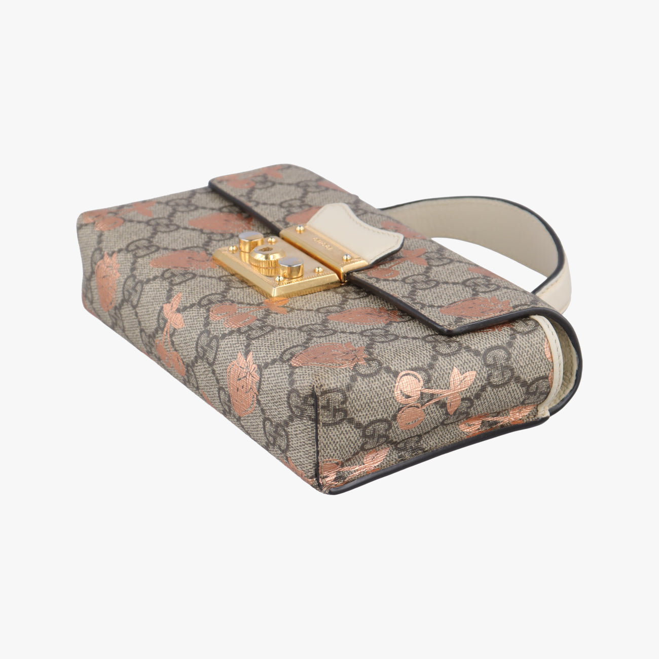 Padlock Brown×Multicolour PVC coated canvas 652683 パドロック ブラウン×マルチカラー PVCコーティングキャンバス 652683 