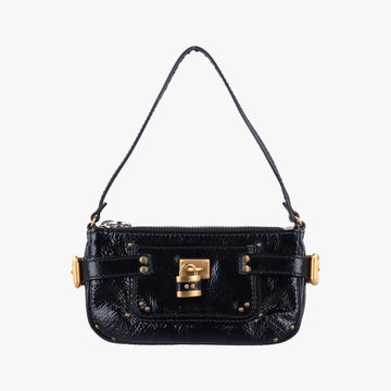 Paddington Pochette Vintage Black Leather 03-09-51-5811パディントン ヴィンテージポーチ ブラック レザー 03-09-51-5811