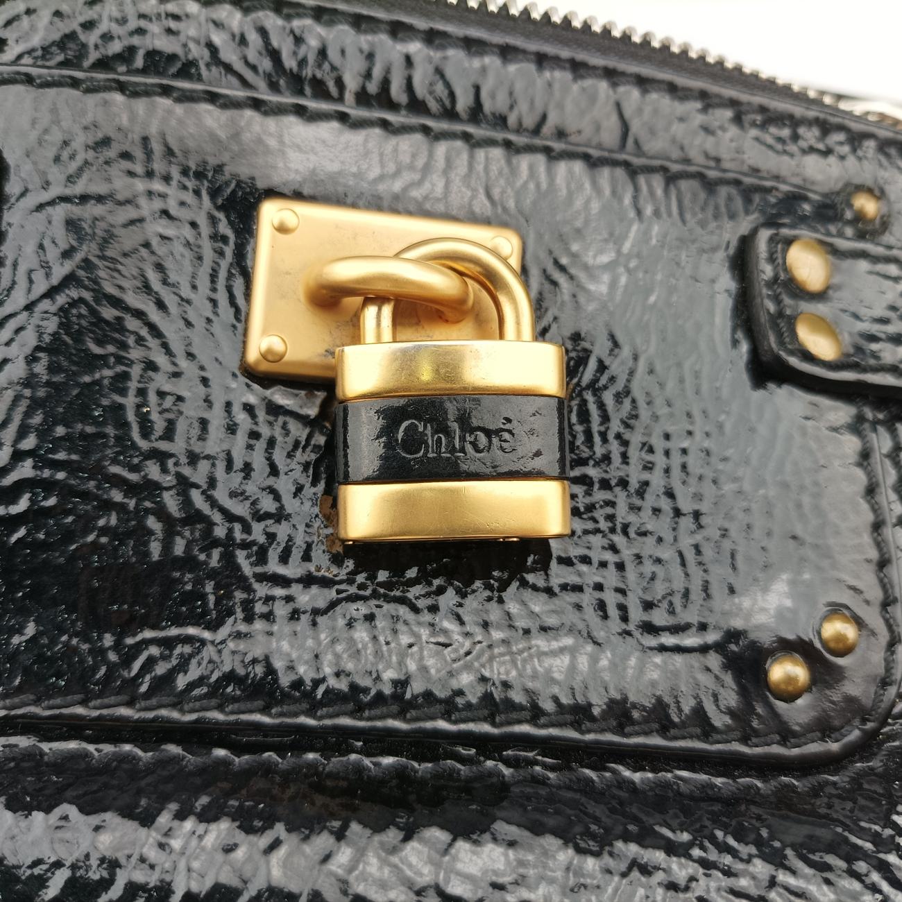 Paddington Pochette Vintage Black Leather 03-09-51-5811パディントン ヴィンテージポーチ ブラック レザー 03-09-51-5811