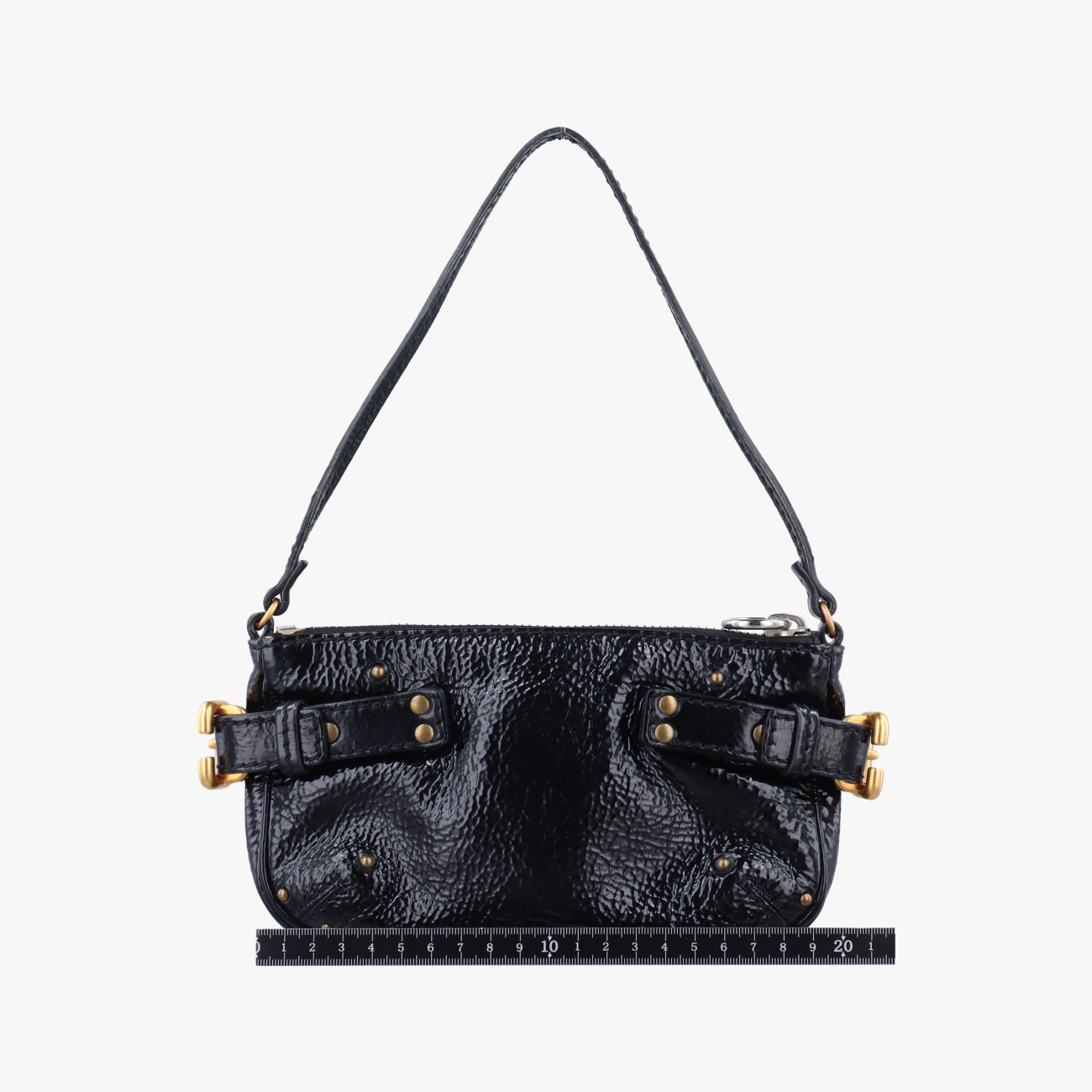 Paddington Pochette Vintage Black Leather 03-09-51-5811パディントン ヴィンテージポーチ ブラック レザー 03-09-51-5811