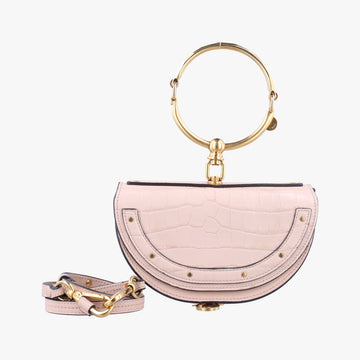 Nile Minaudiere pink Leather 02-19-99-65ナイル ミノディエール ピンク レザー 02-19-99-65