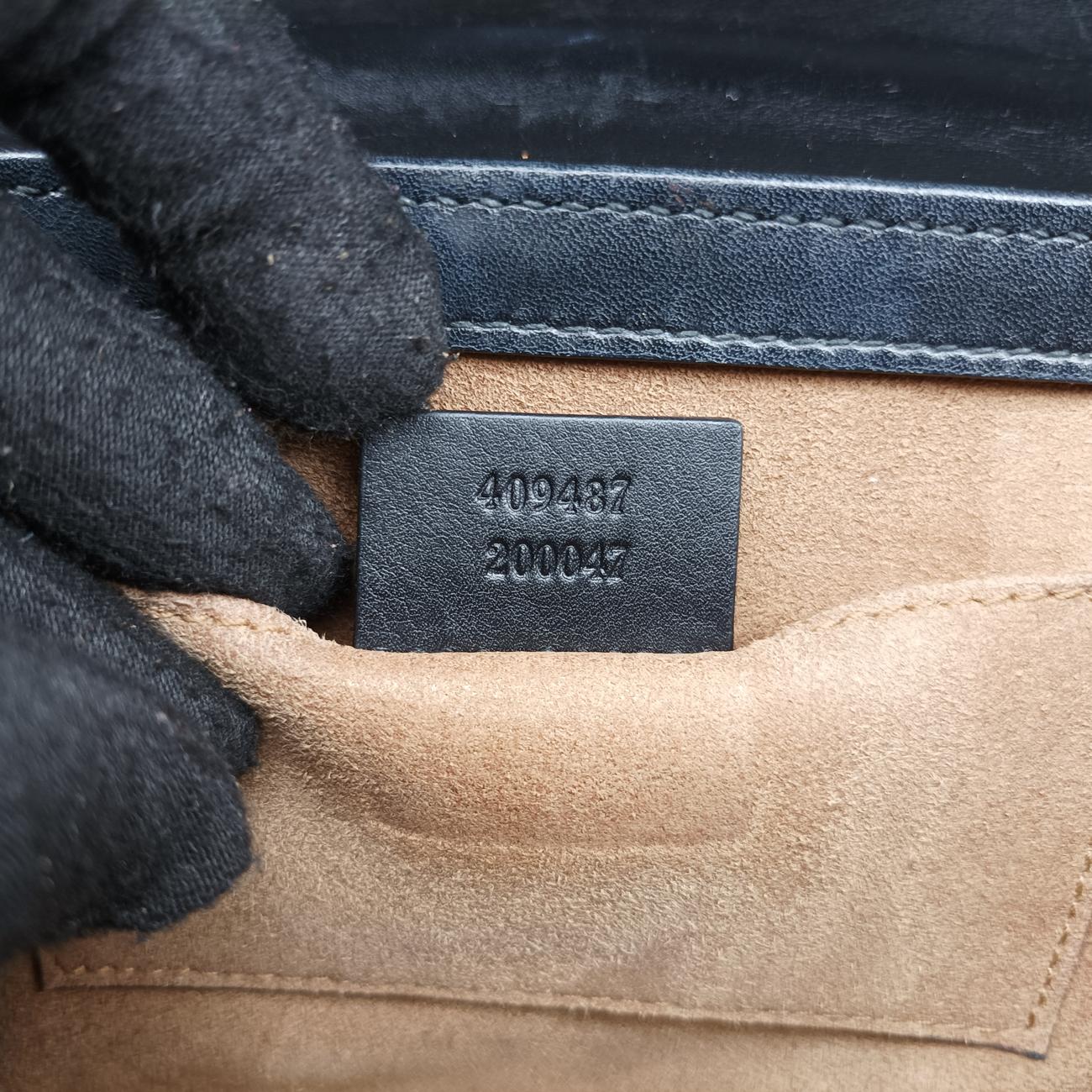 Padlock Brown×Black Leather 409487 C027582622パドロック ブラウン×ブラック レザー 409487 C027582622