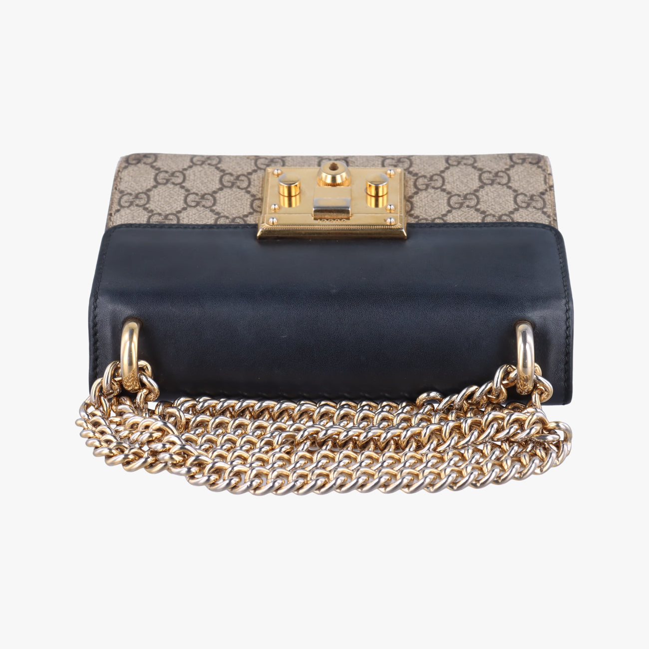 Padlock Brown×Black Leather 409487 C027582622パドロック ブラウン×ブラック レザー 409487 C027582622