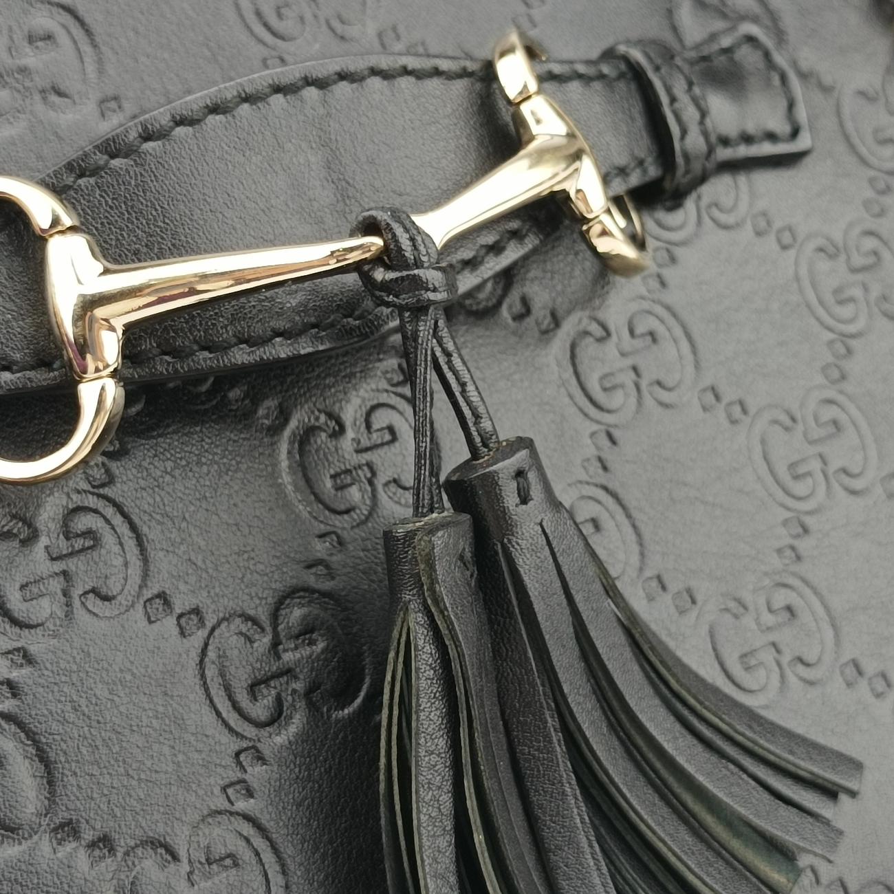 Emily Black Leather 369621 I018988365エミリー ブラック レザー 369621 I018988365