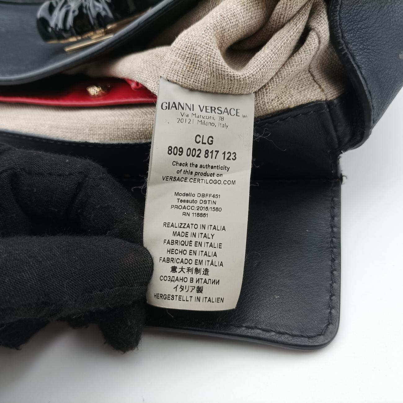 La medusa Black×Red leather CLG 809 002 817 123ラ メドゥーサ ブラック×レッド レザー CLG 809 002 817 123