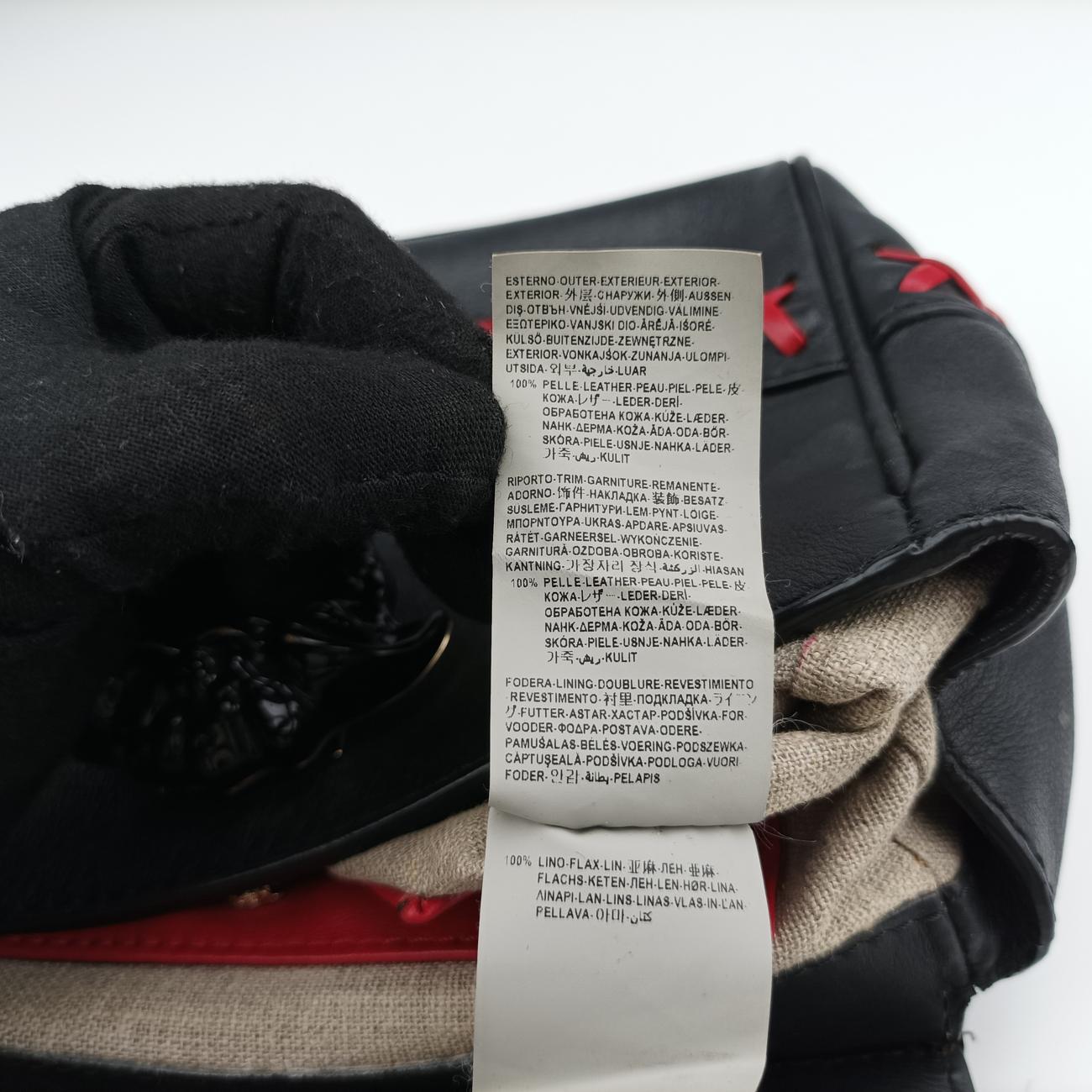 La medusa Black×Red leather CLG 809 002 817 123ラ メドゥーサ ブラック×レッド レザー CLG 809 002 817 123