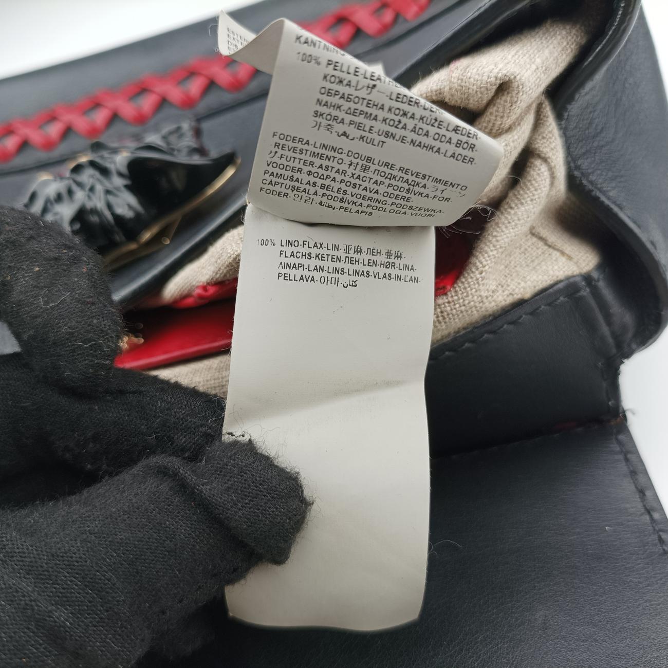 La medusa Black×Red leather CLG 809 002 817 123ラ メドゥーサ ブラック×レッド レザー CLG 809 002 817 123