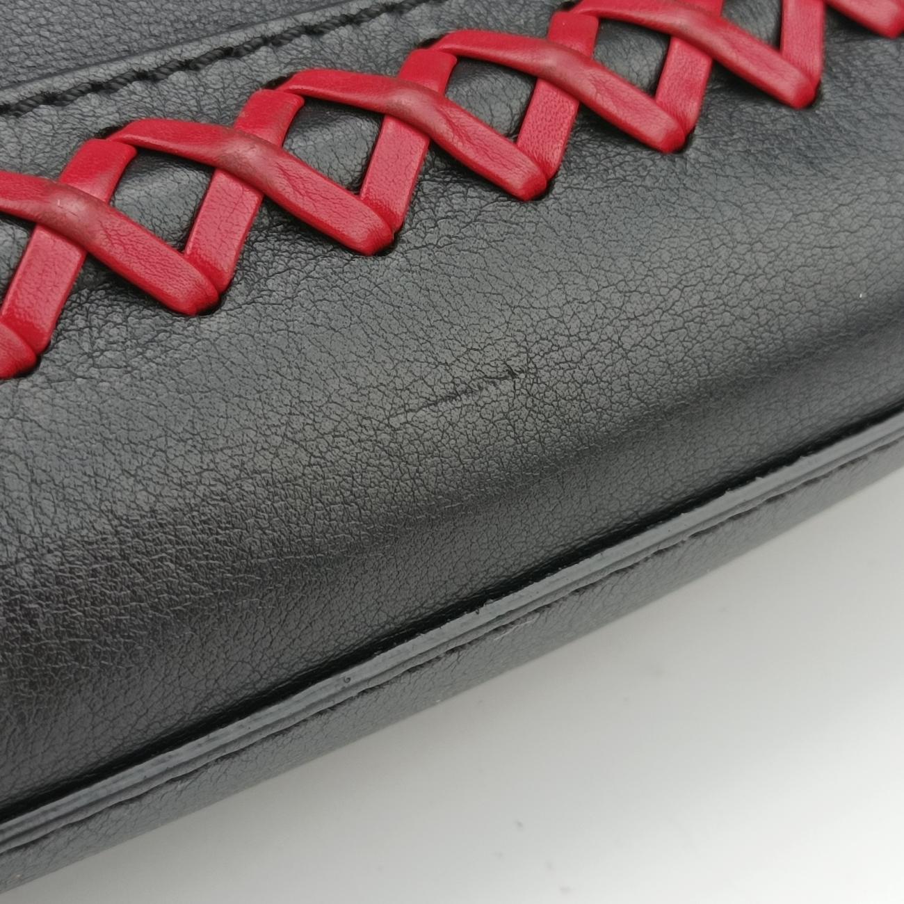 La medusa Black×Red leather CLG 809 002 817 123ラ メドゥーサ ブラック×レッド レザー CLG 809 002 817 123