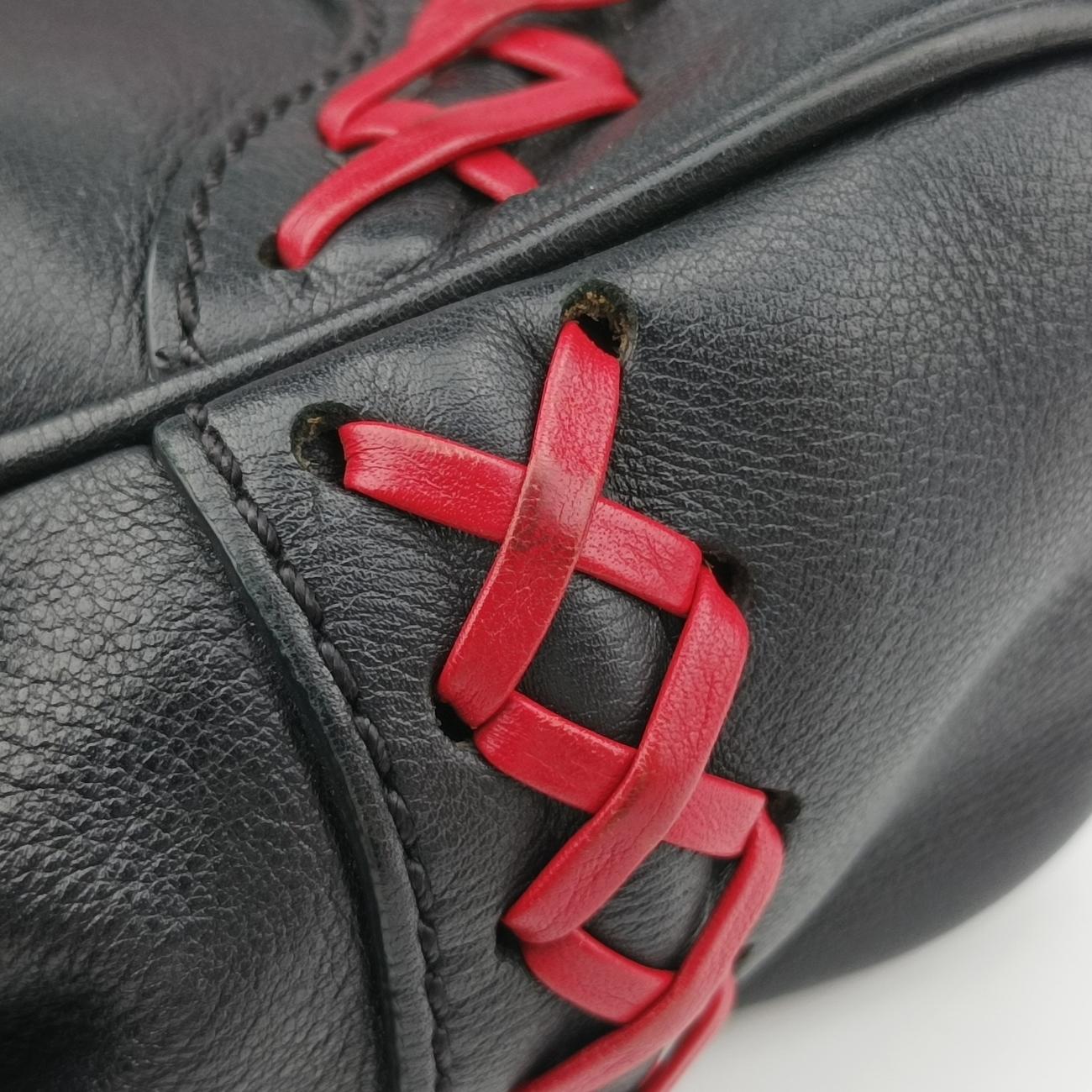 La medusa Black×Red leather CLG 809 002 817 123ラ メドゥーサ ブラック×レッド レザー CLG 809 002 817 123