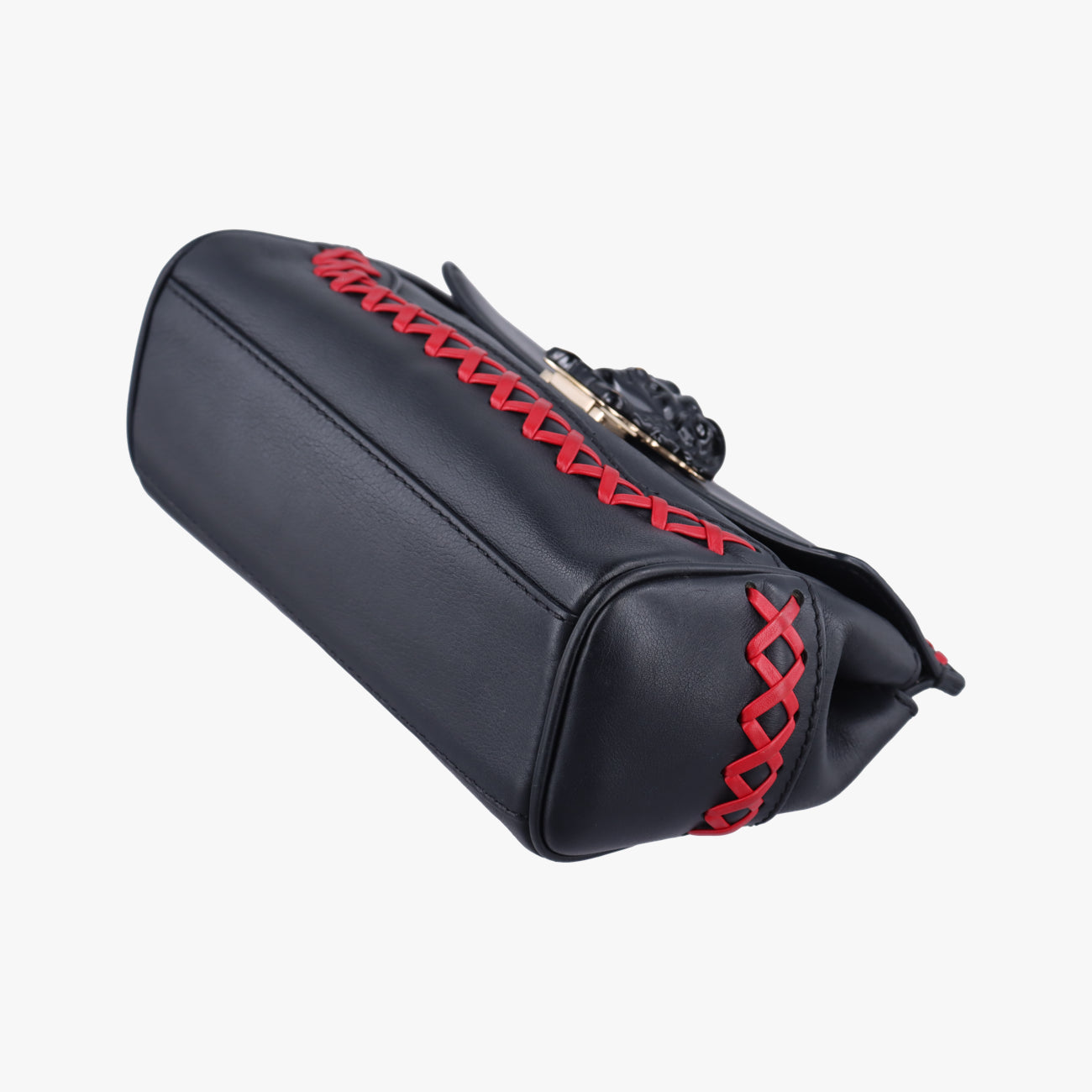 La medusa Black×Red leather CLG 809 002 817 123ラ メドゥーサ ブラック×レッド レザー CLG 809 002 817 123