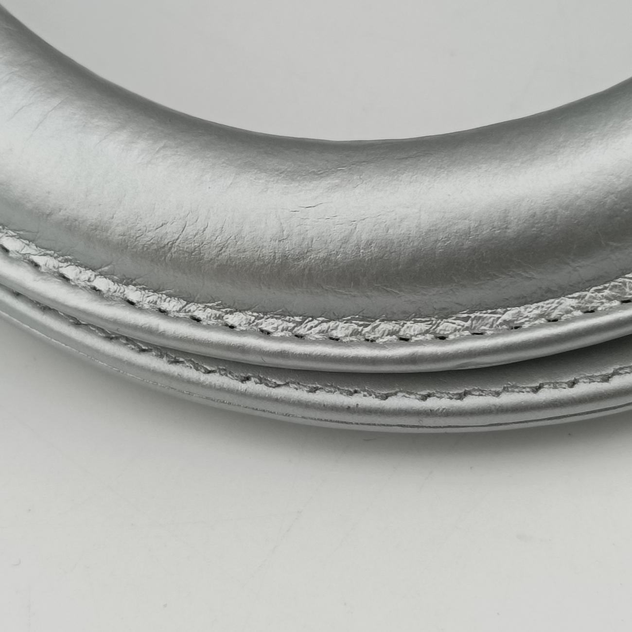 Lady Dior Silver Leather 09-BO-0137レディディオール シルバー レザー 09-BO-0137