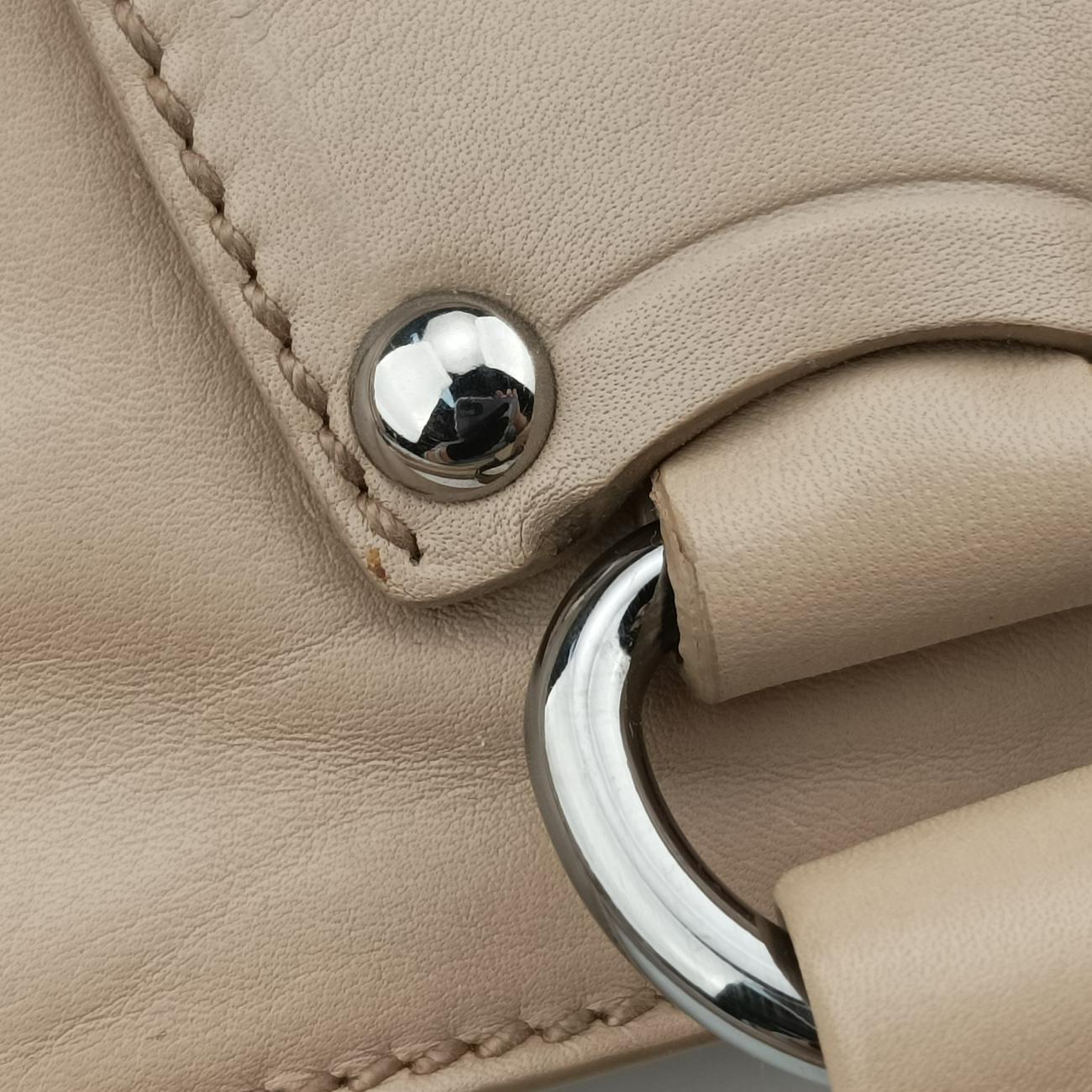 Triangle logo Beige Leather 113 12三角ロゴ ベージュ レザー 113 12